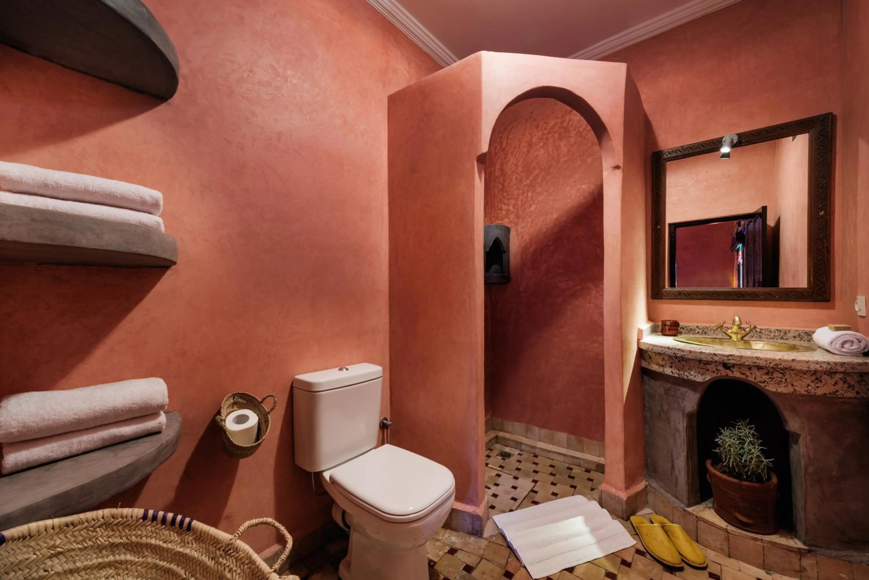 Bathroom in Ouirgane Ecolodge