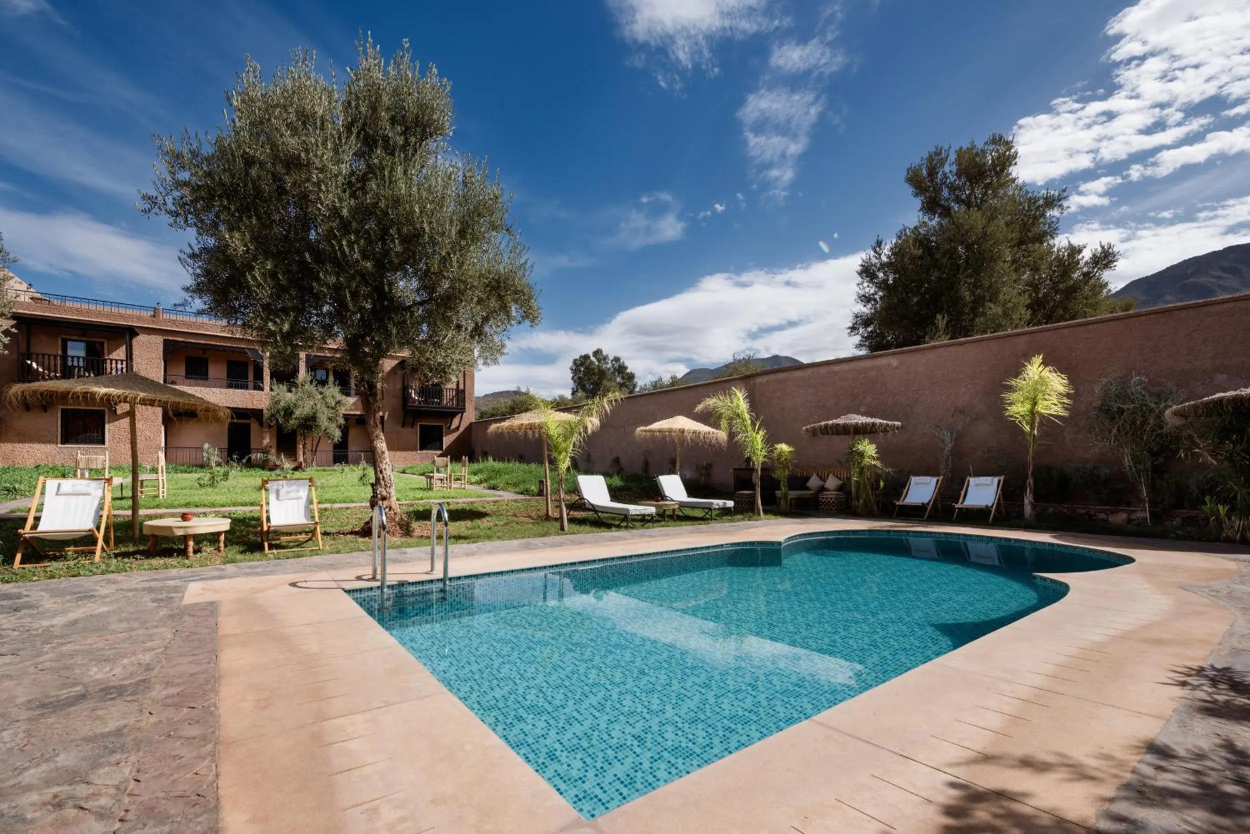Garden view in Ouirgane Ecolodge