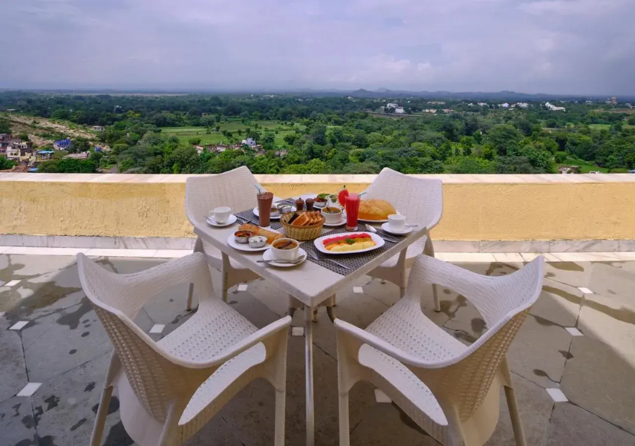 Breakfast in jüSTa Brij Bhoomi Resort, Nathdwara Breakfast in jüSTa Brij Bhoomi Resort, Nathdwara