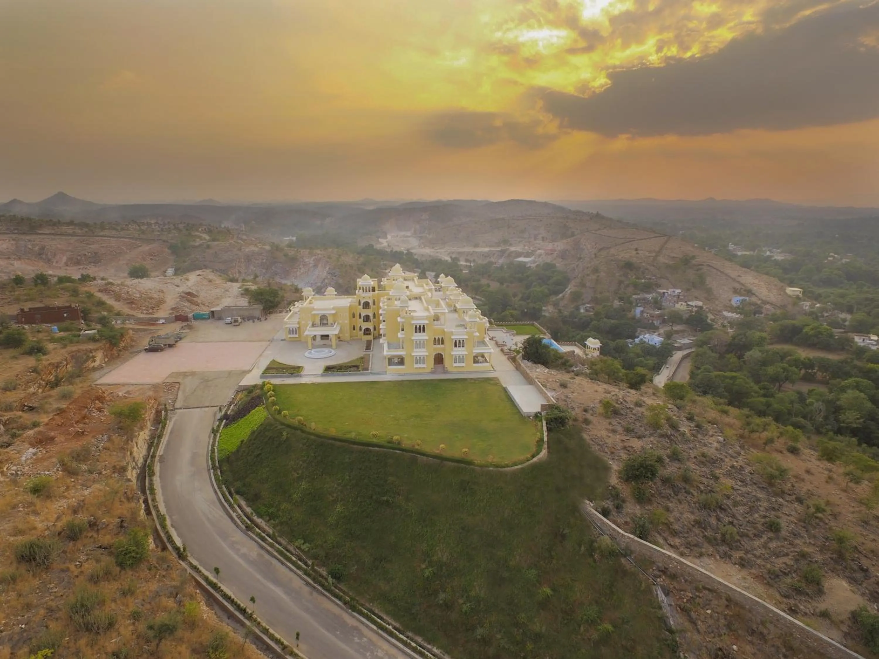 Bird's eye view in jüSTa Brij Bhoomi Resort, Nathdwara