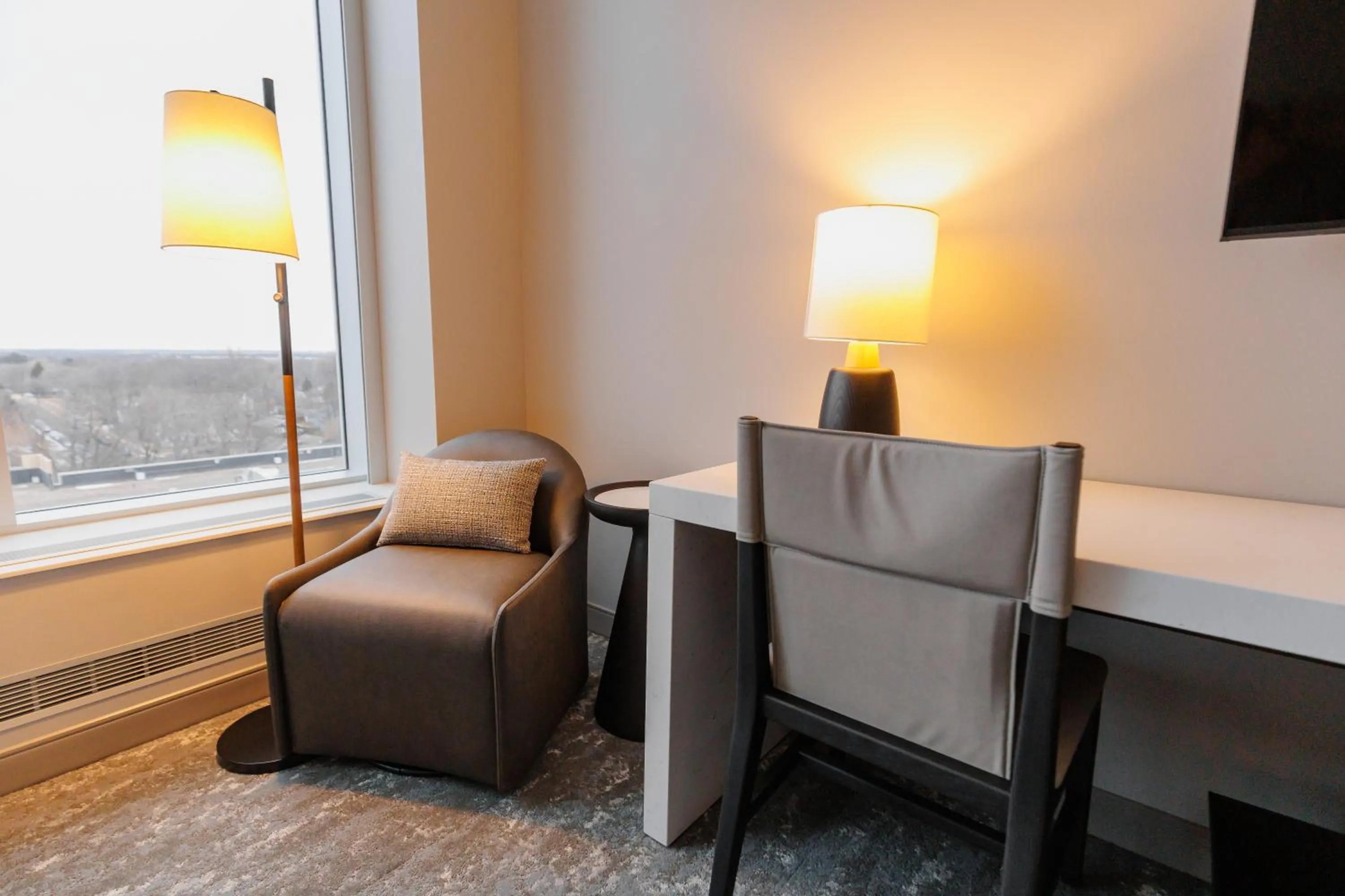 Seating area in Highpoint Hotel