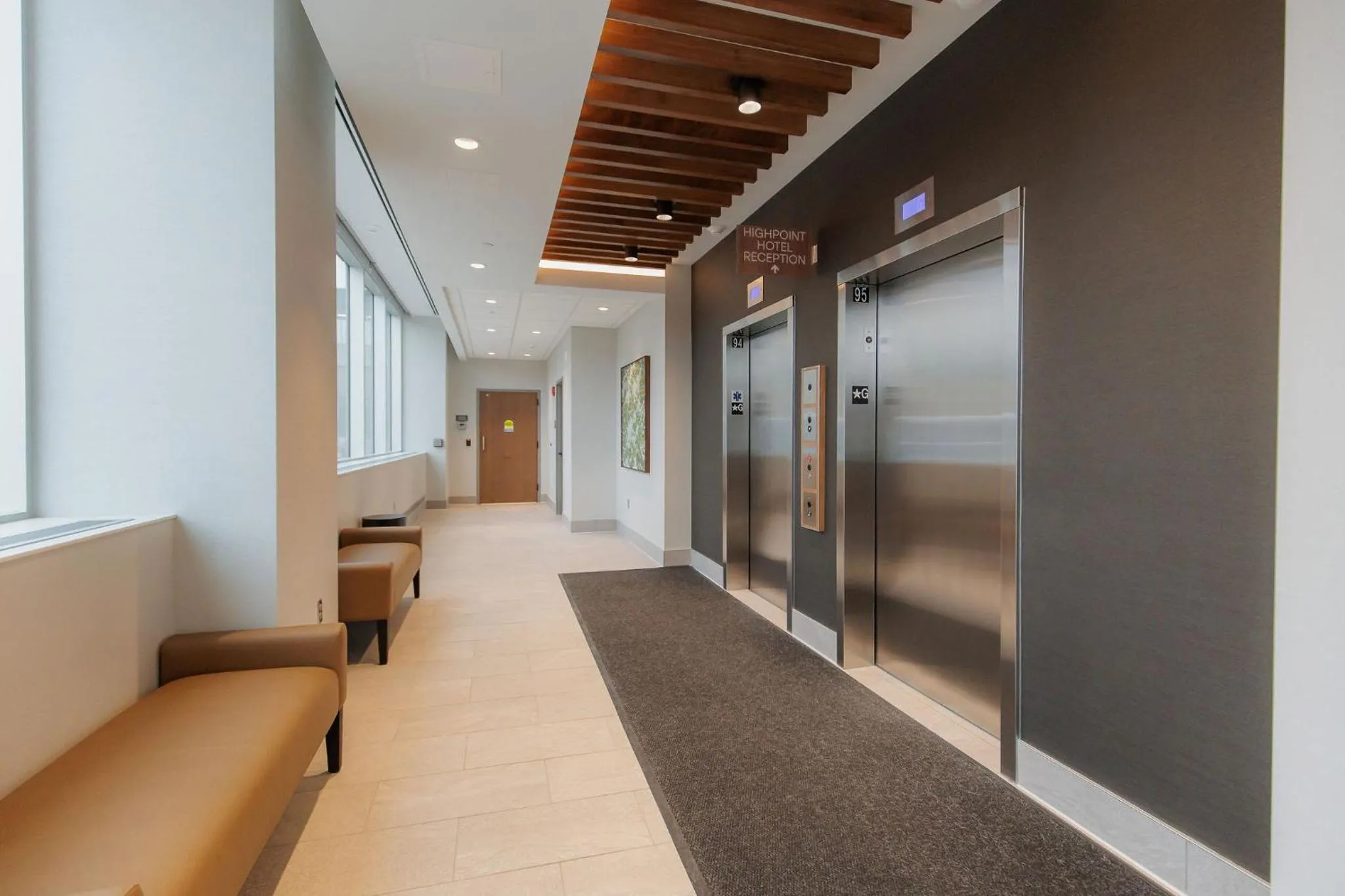 elevator in Highpoint Hotel