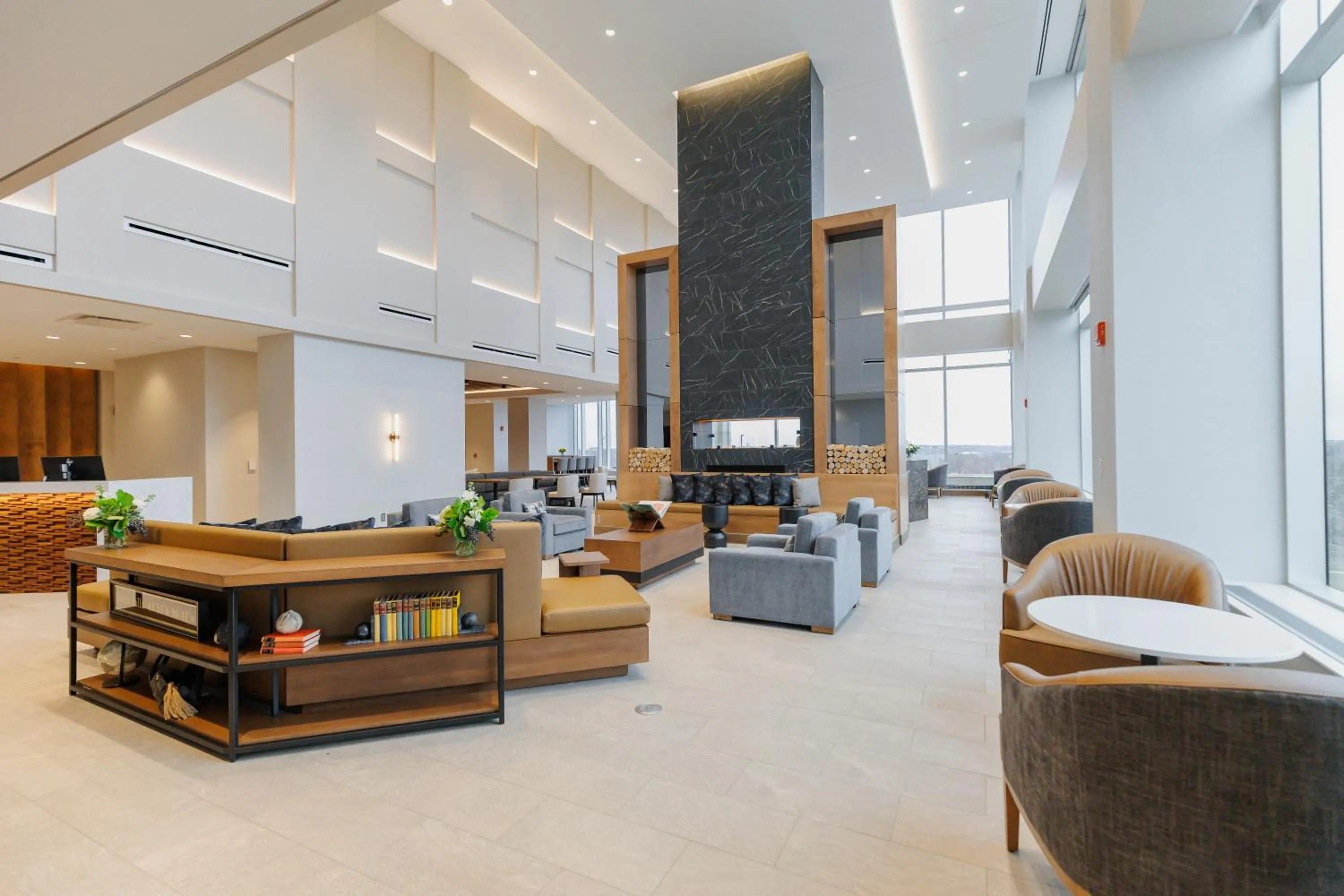 Seating area in Highpoint Hotel