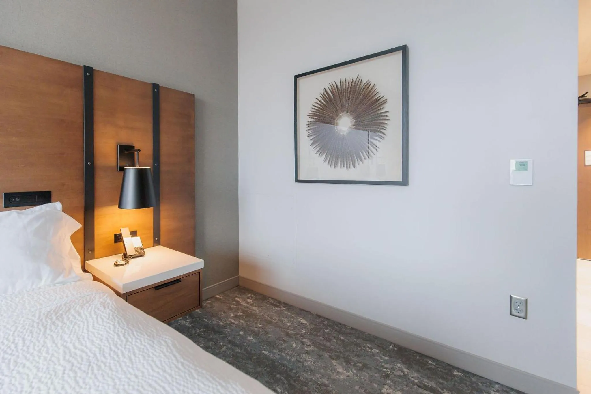 Decorative detail, Bed in Highpoint Hotel