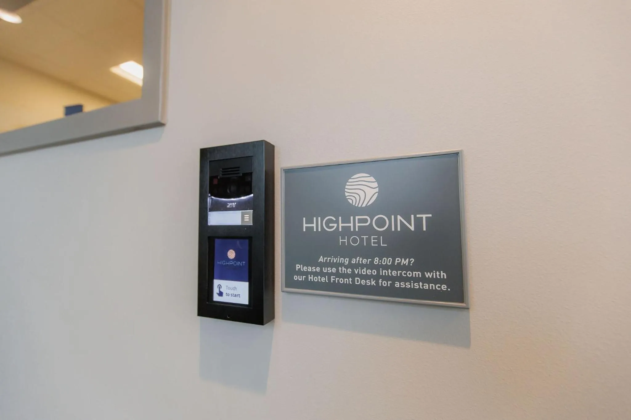 Property logo or sign in Highpoint Hotel