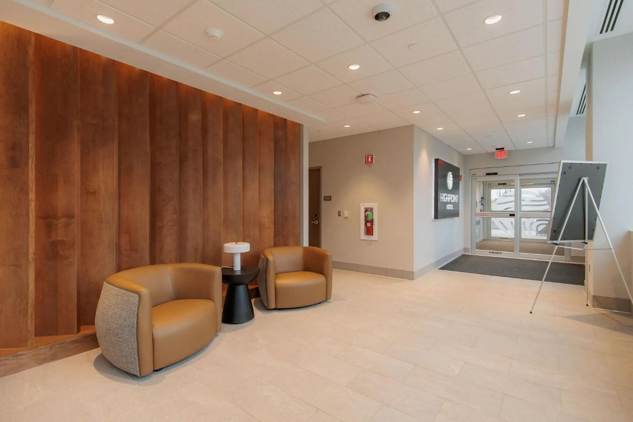 Seating area in Highpoint Hotel
