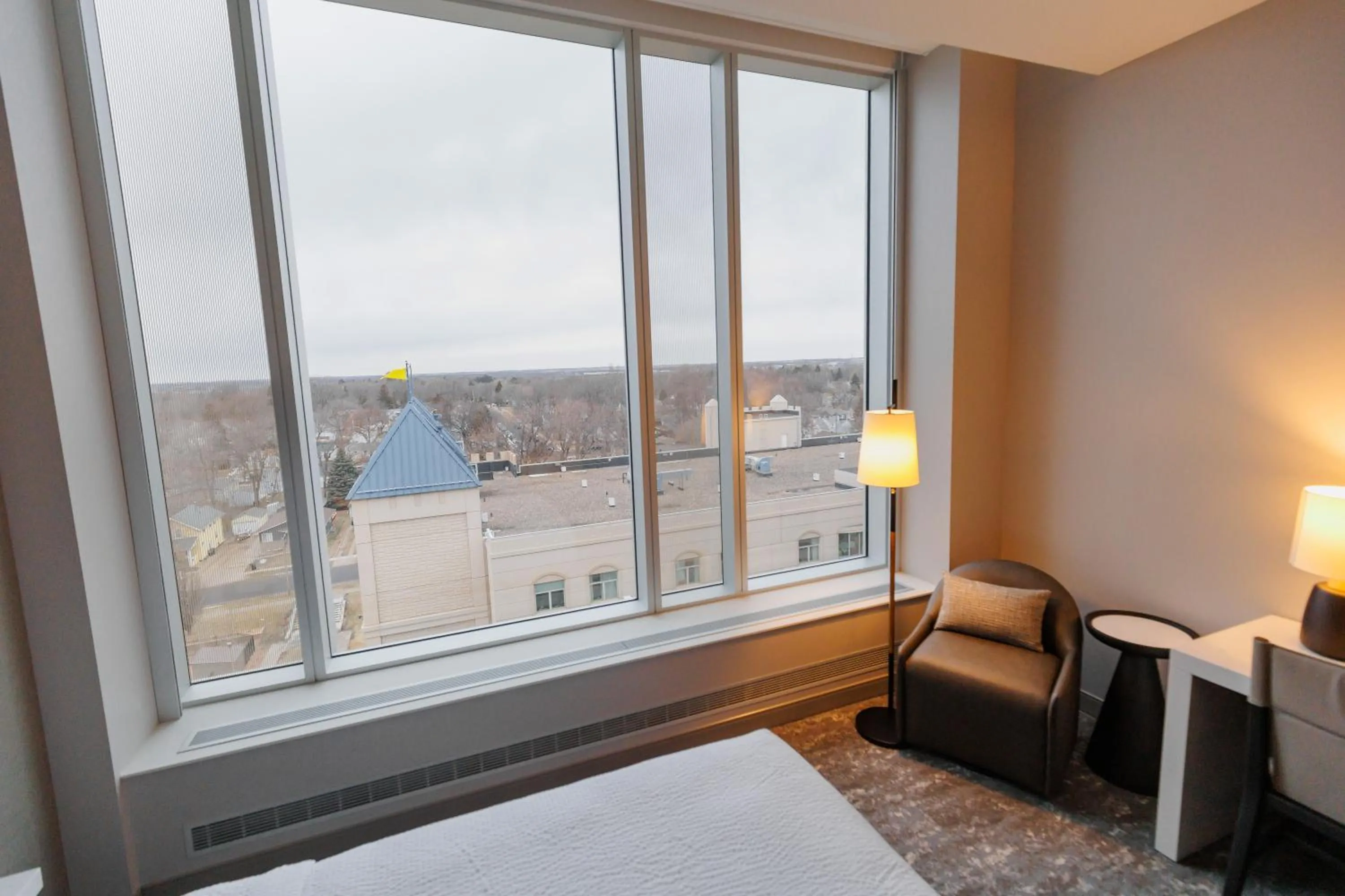 View (from property/room), Bed in Highpoint Hotel