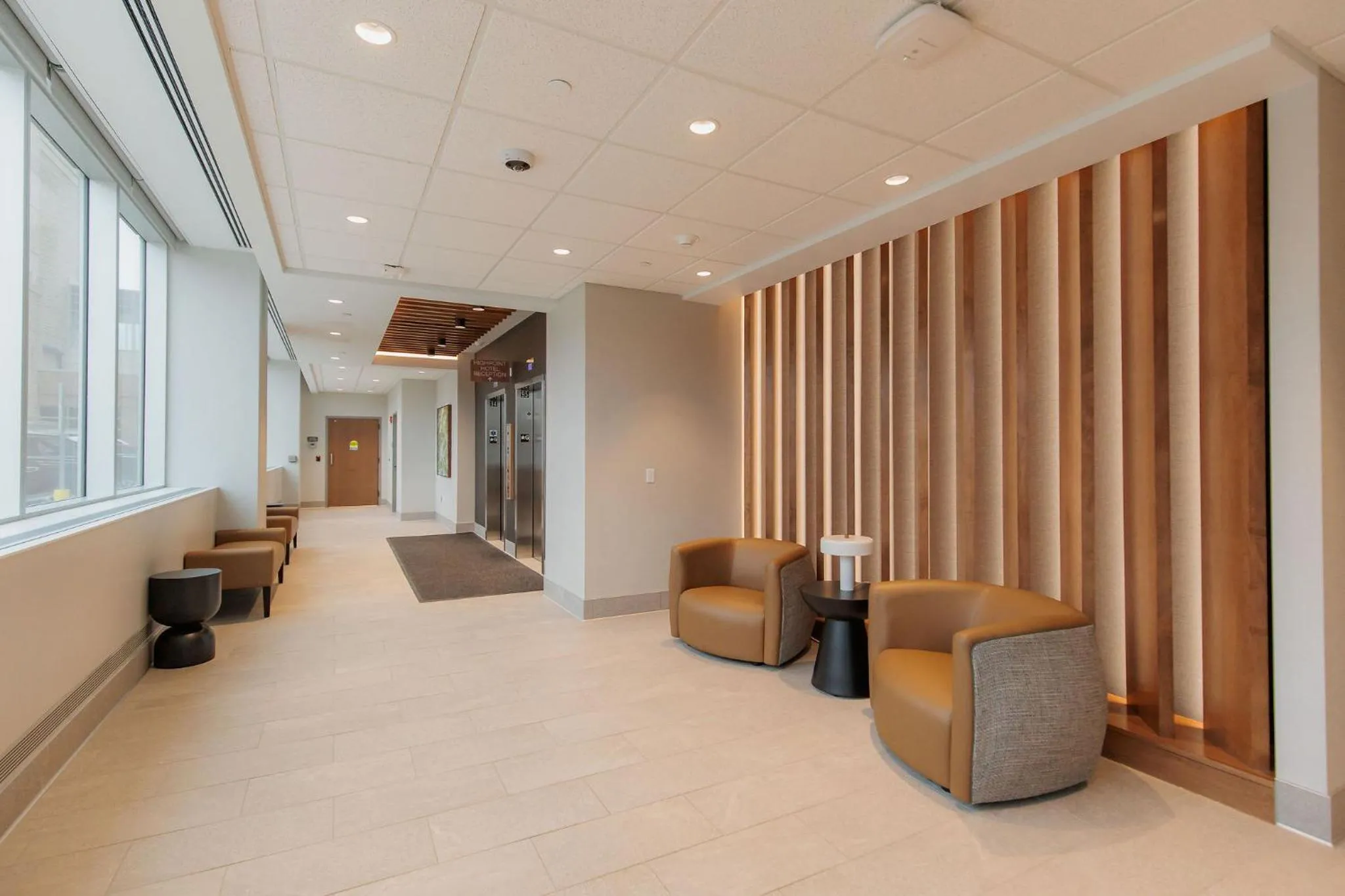 Seating area in Highpoint Hotel