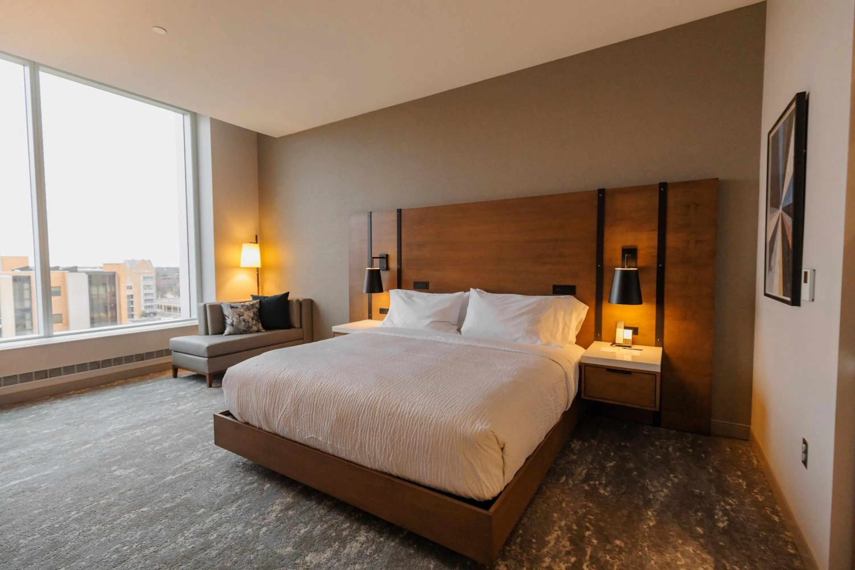 Bed in Highpoint Hotel