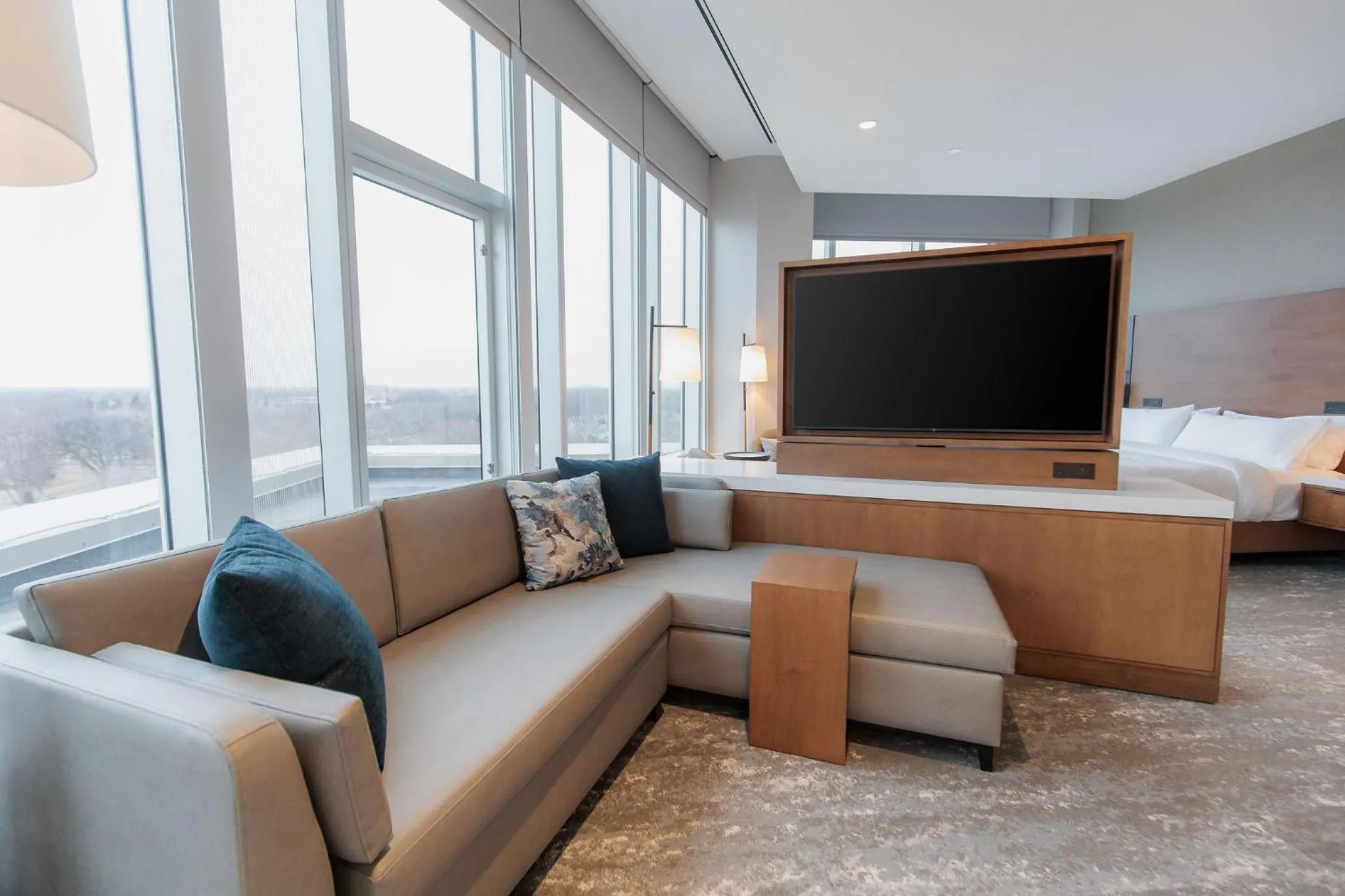Seating area in Highpoint Hotel