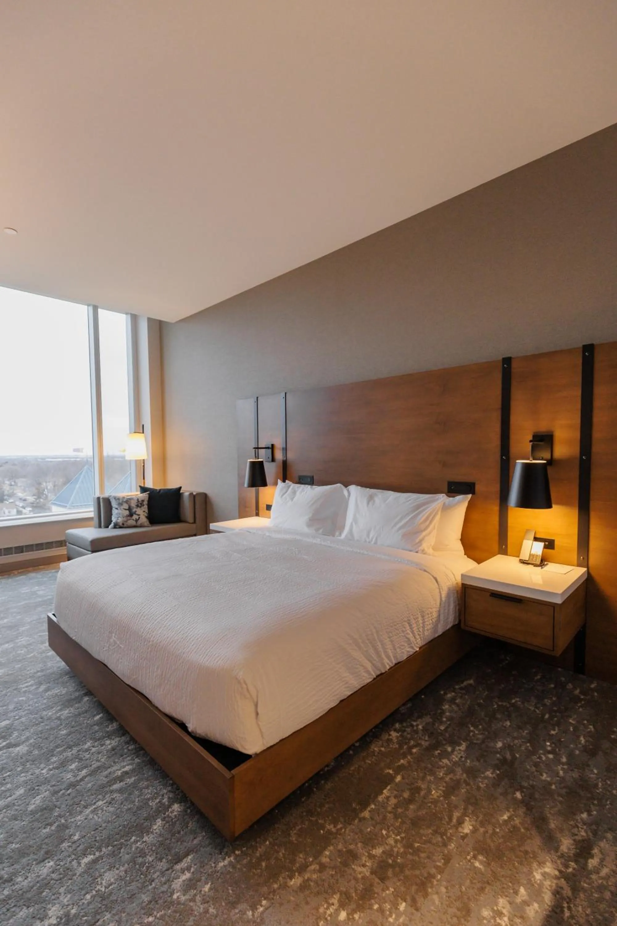 Bed in Highpoint Hotel
