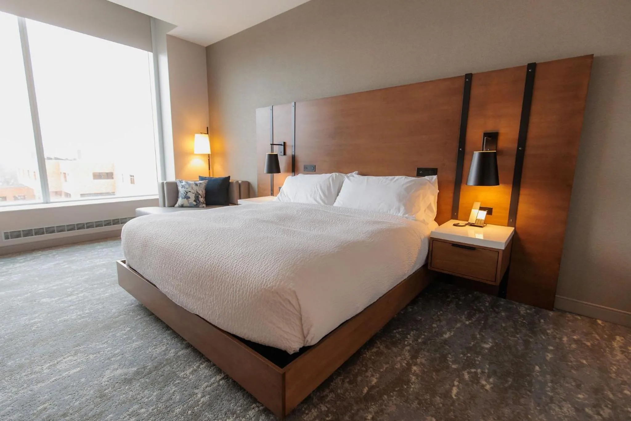 Bed in Highpoint Hotel