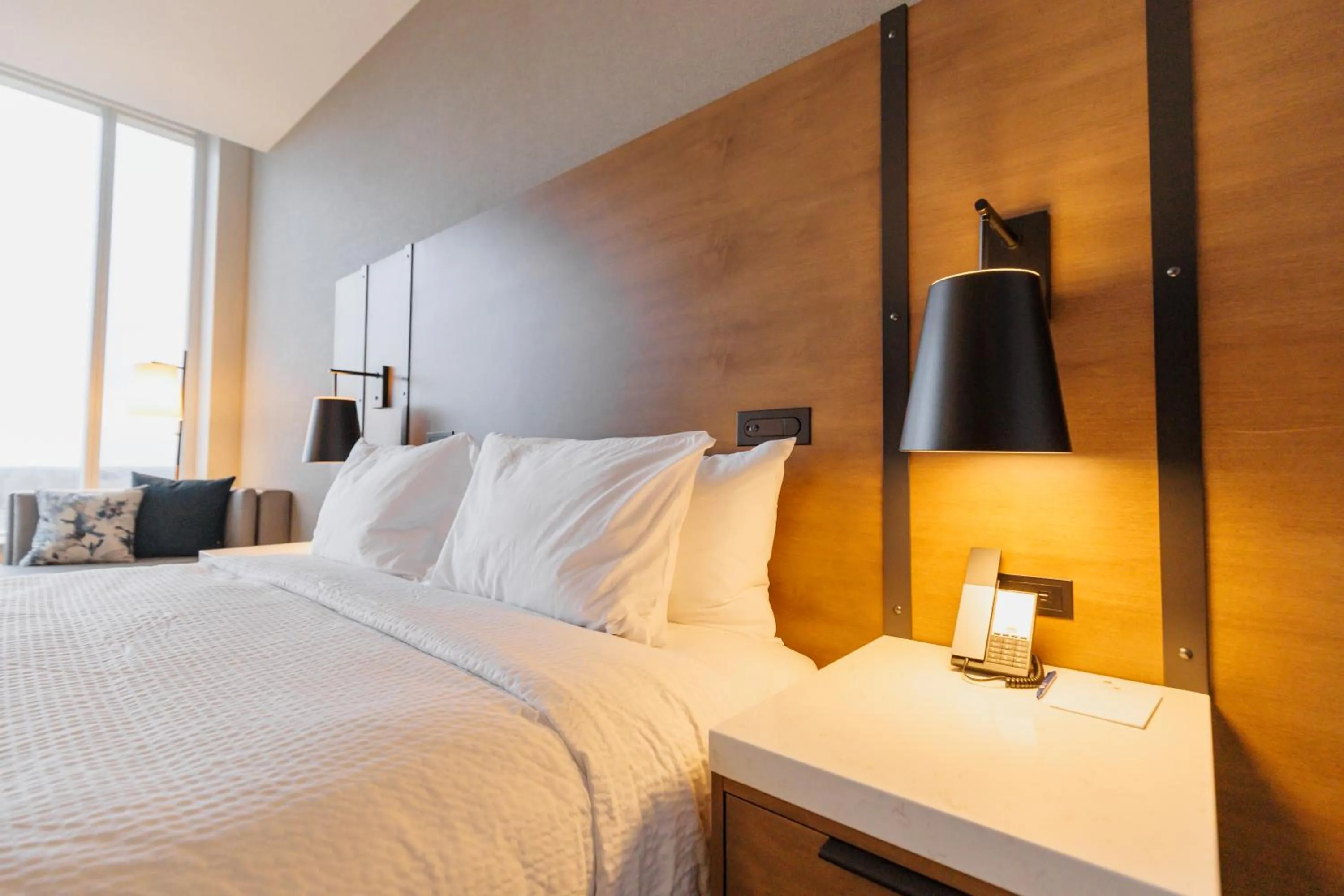 Bed in Highpoint Hotel