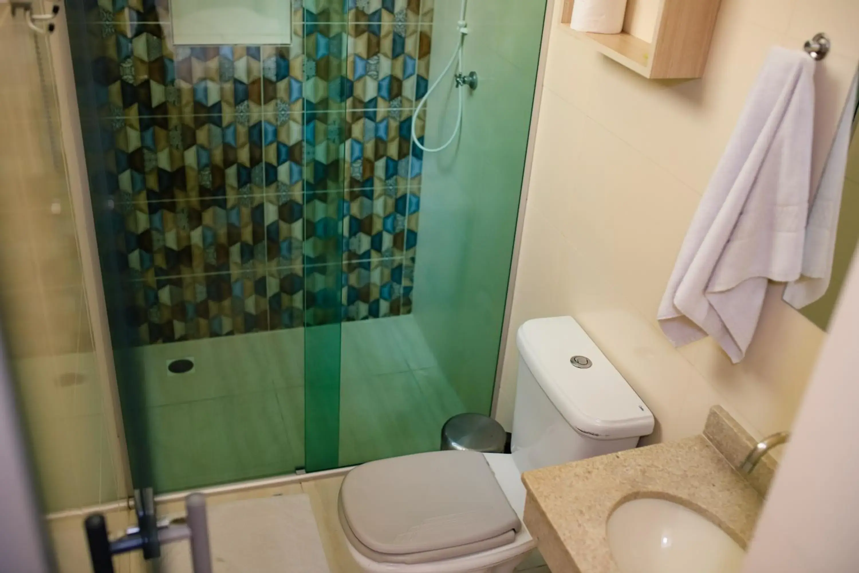 Quadruple Room with Private Bathroom in Pousada Santa Cruz Quadruple Room with Private Bathroom in Pousada Santa Cruz
