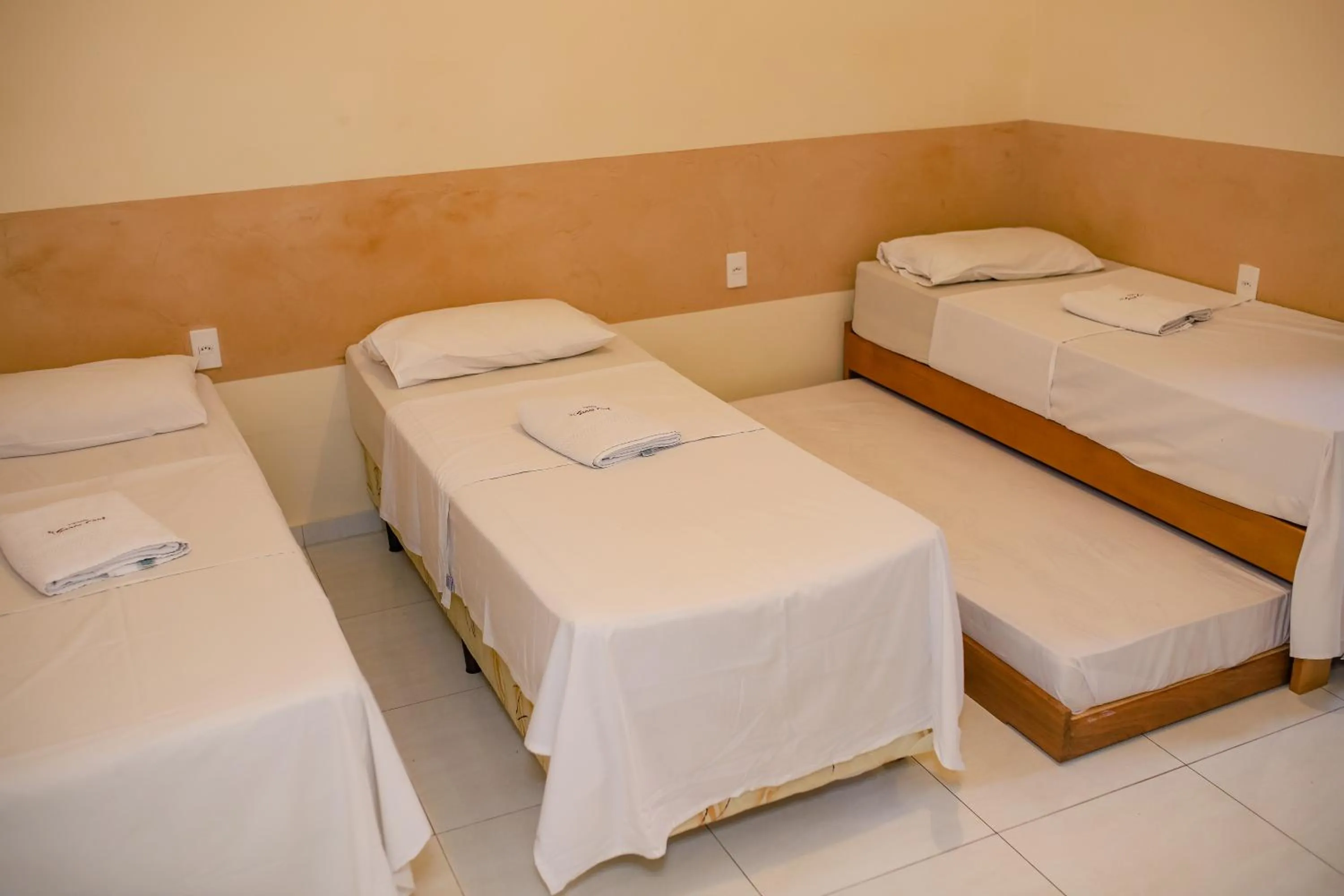 Bed in Pousada Santa Cruz