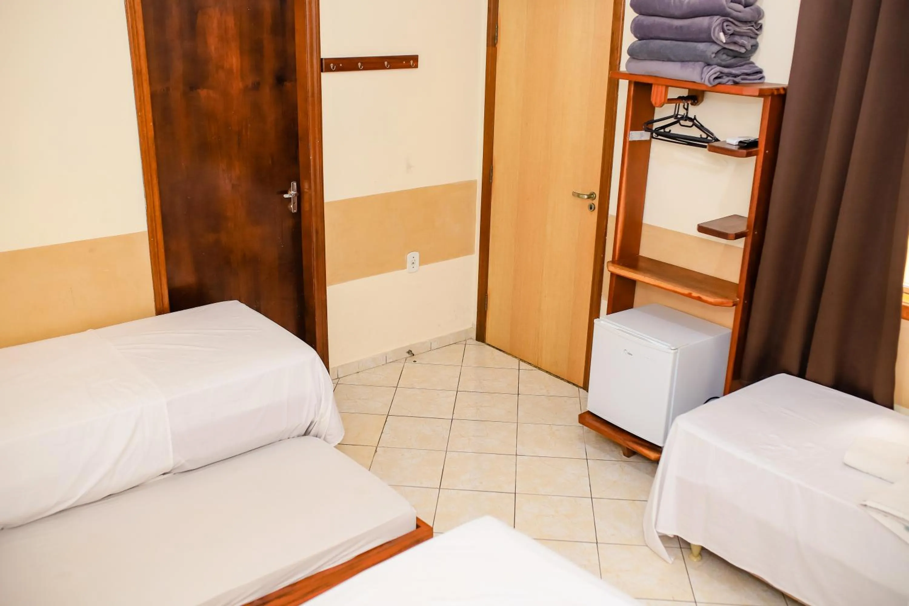 Bed in Pousada Santa Cruz