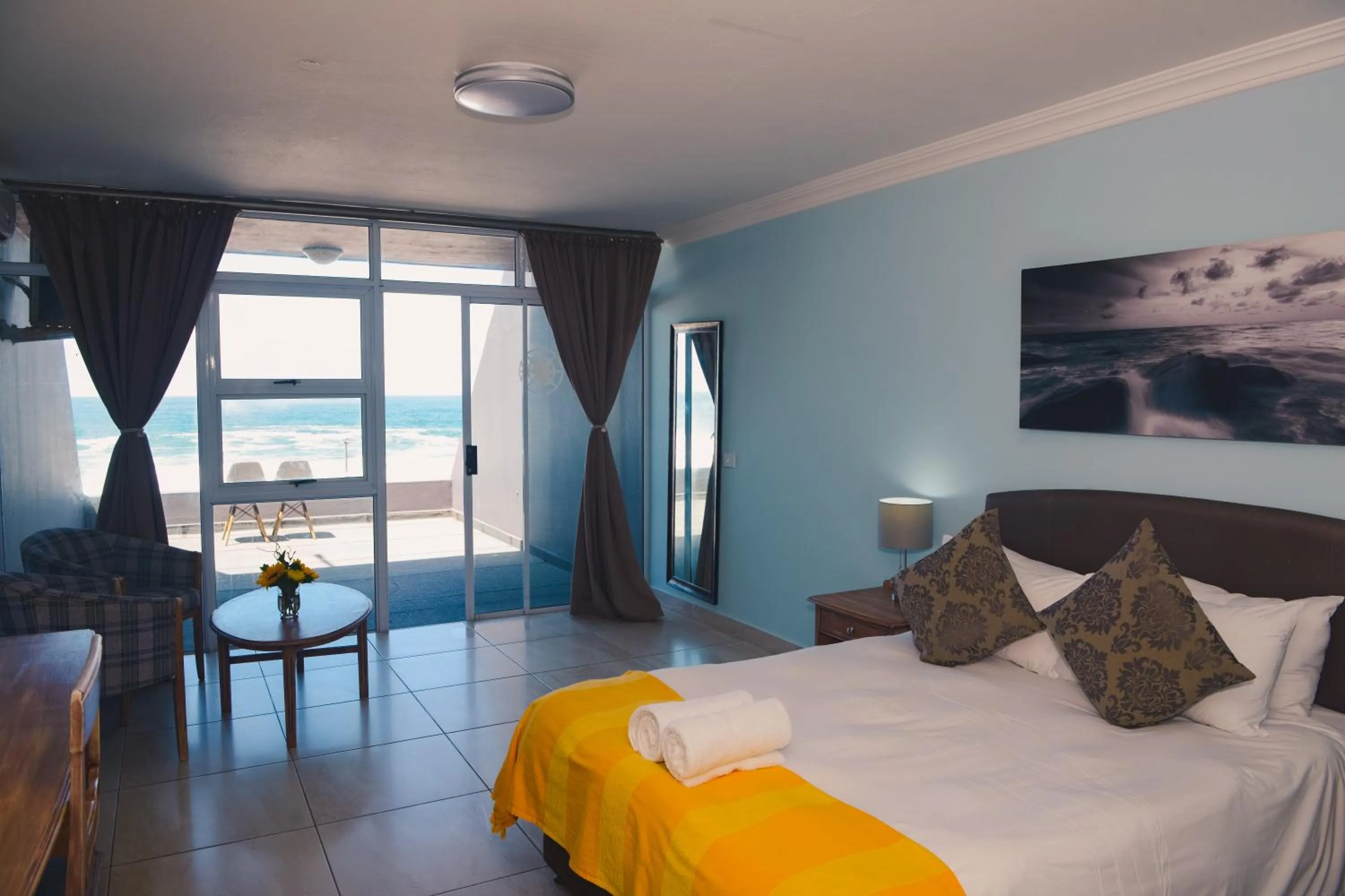 Bed in The Point Hotel & Spa