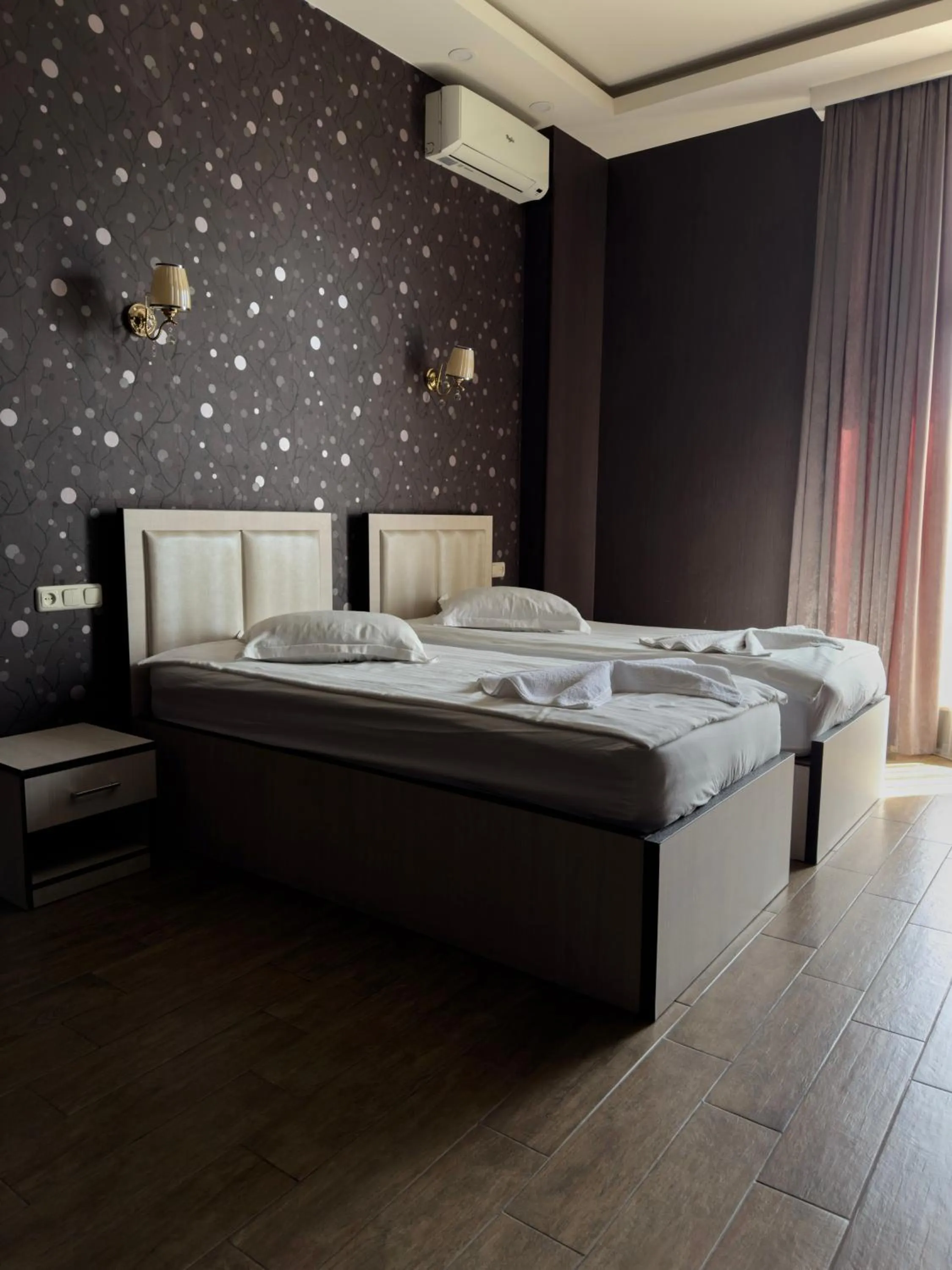 Bed in Eridana Hotel
