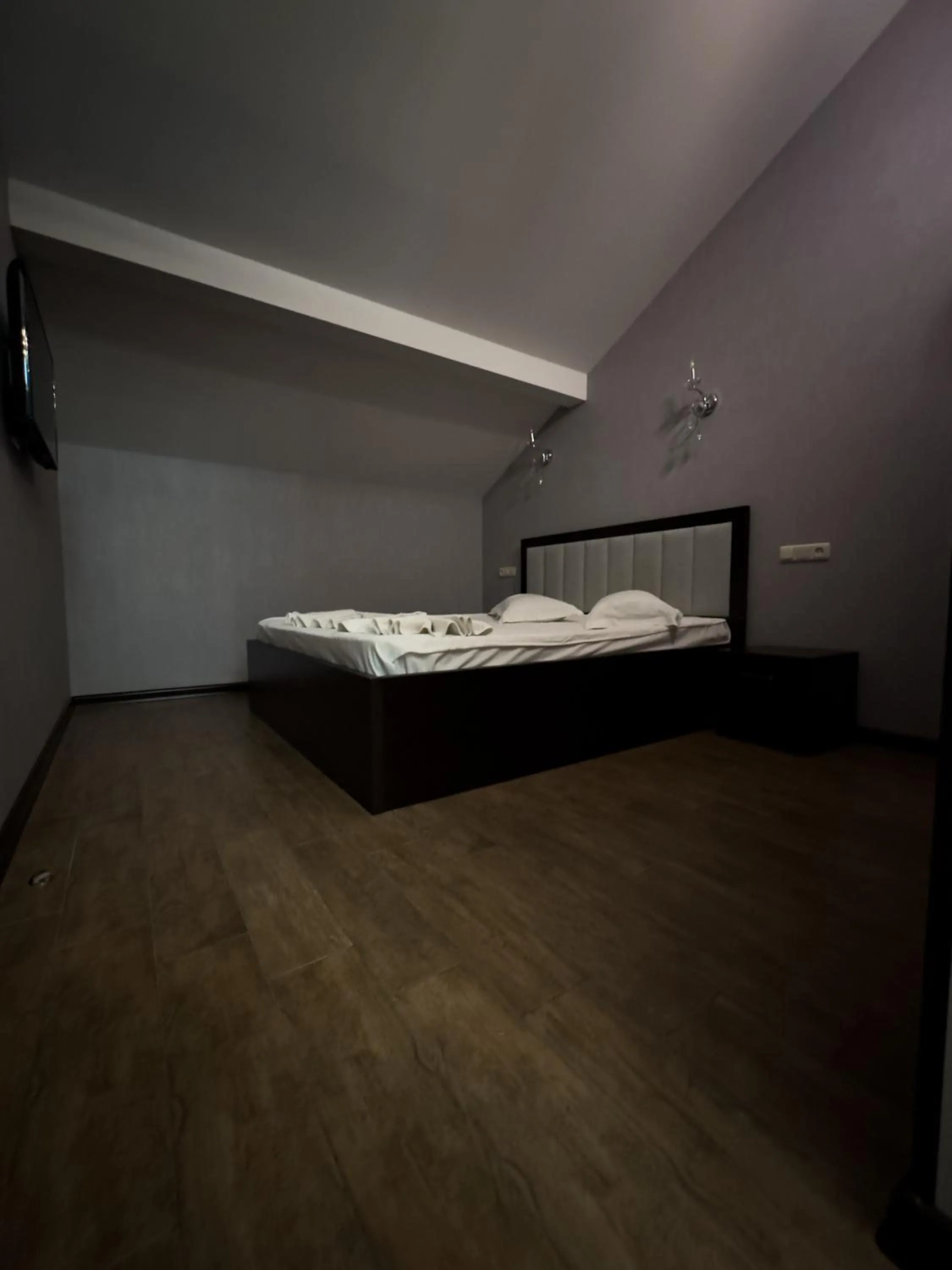 Bed in Eridana Hotel
