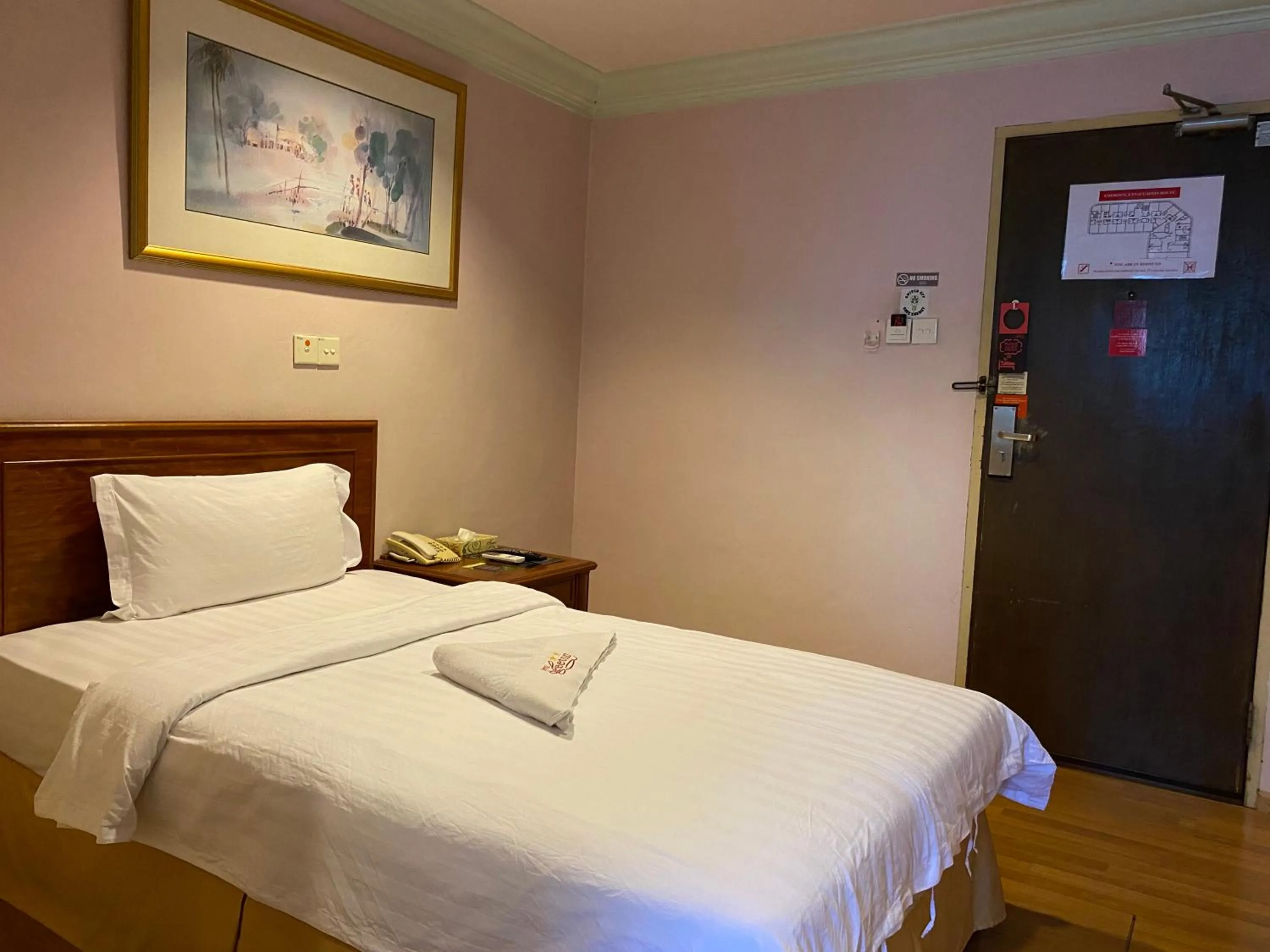 Bed in Hotel Deleeton