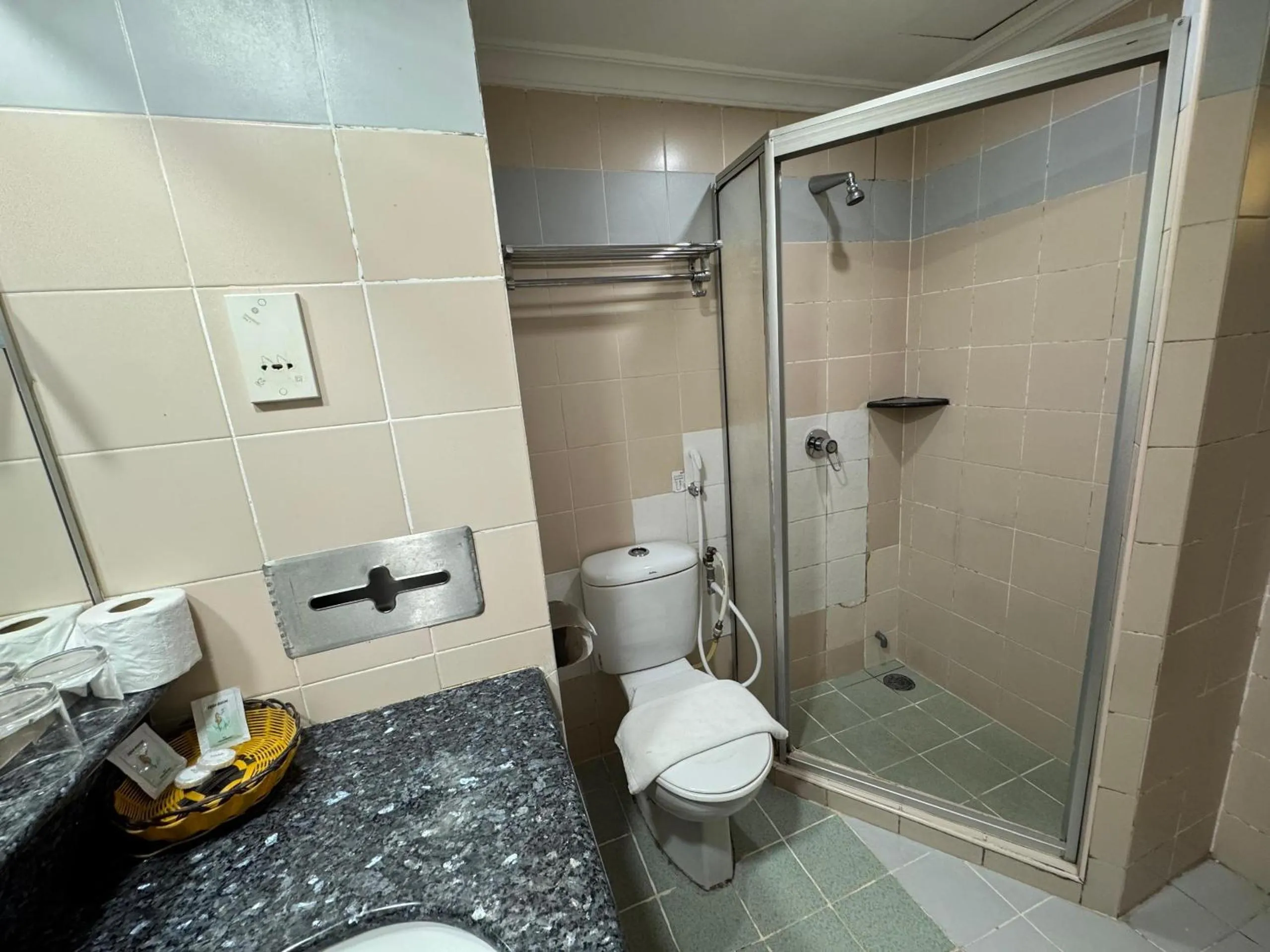 Shower in Hotel Deleeton