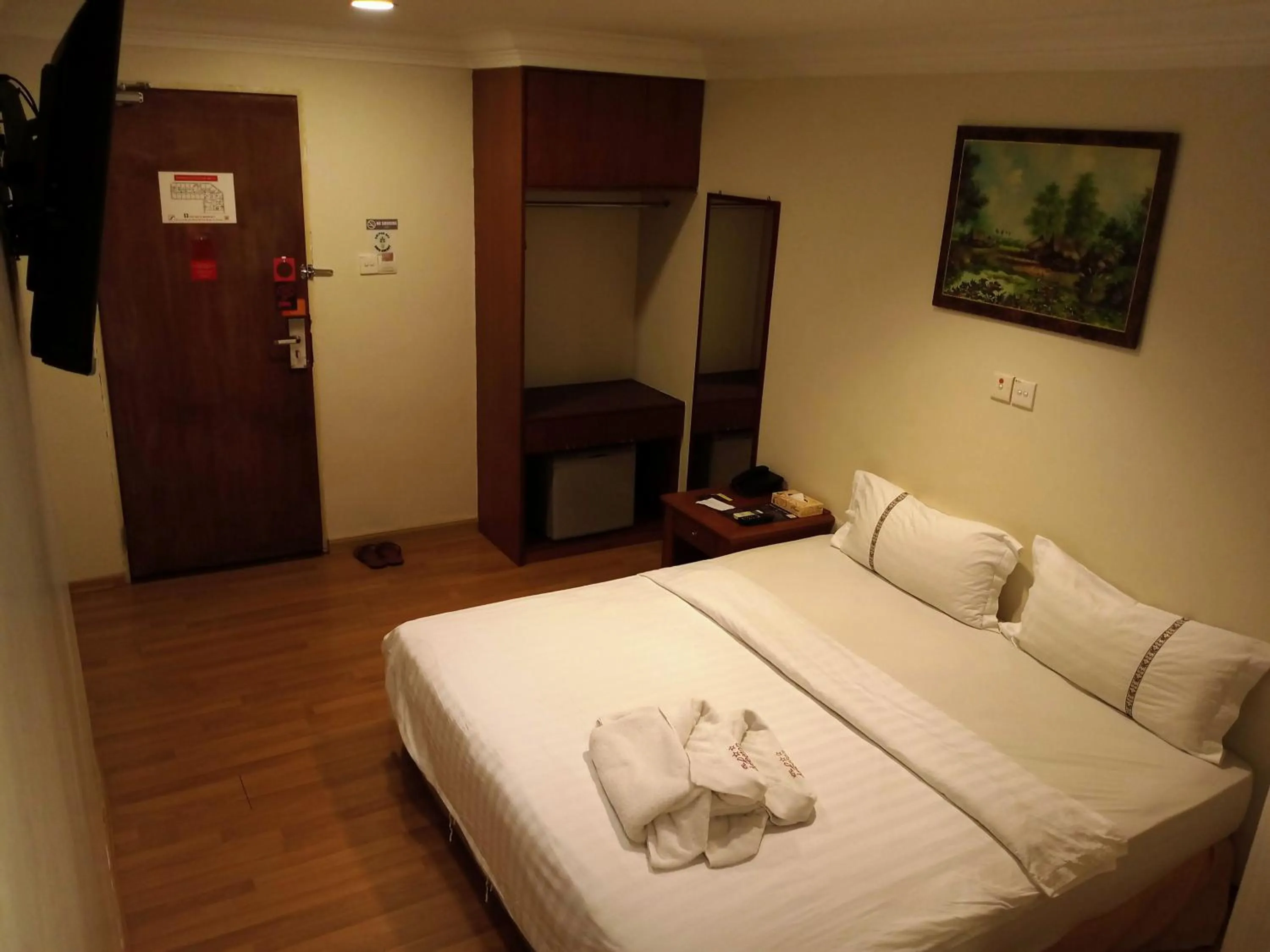 Bed in Hotel Deleeton