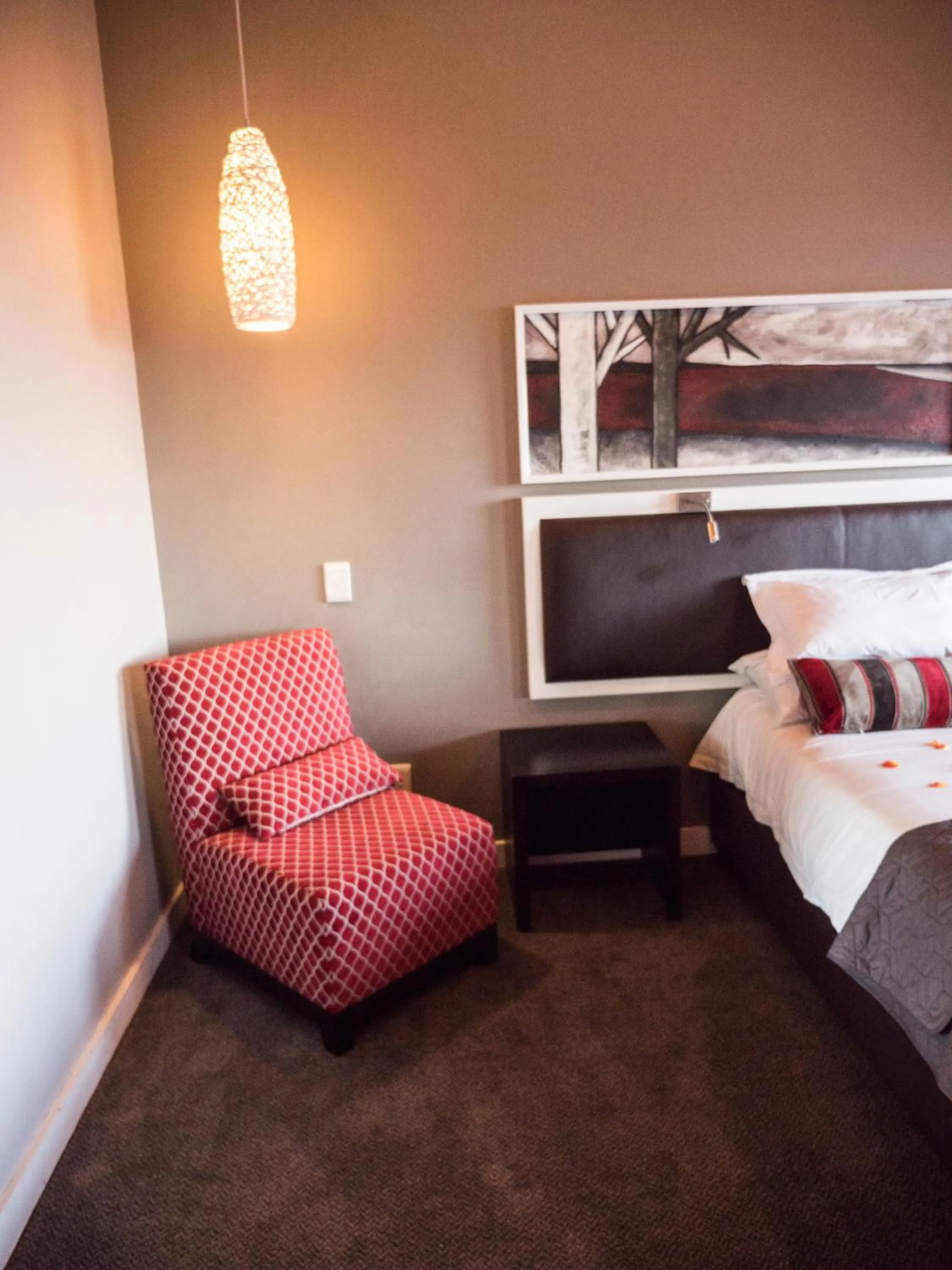 Decorative detail, Bed in The Kelway Hotel