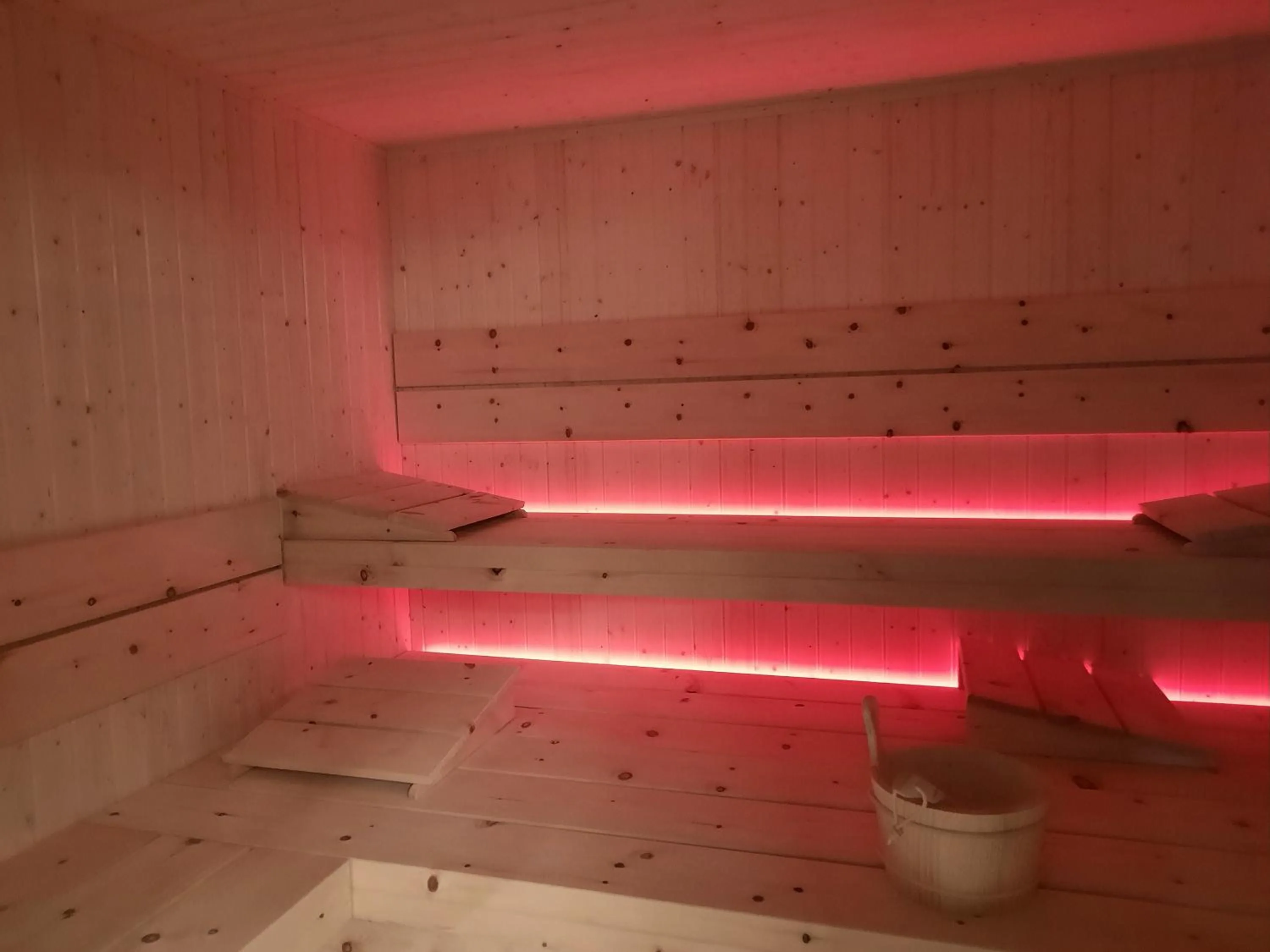 Sauna in Hotel del Bosco