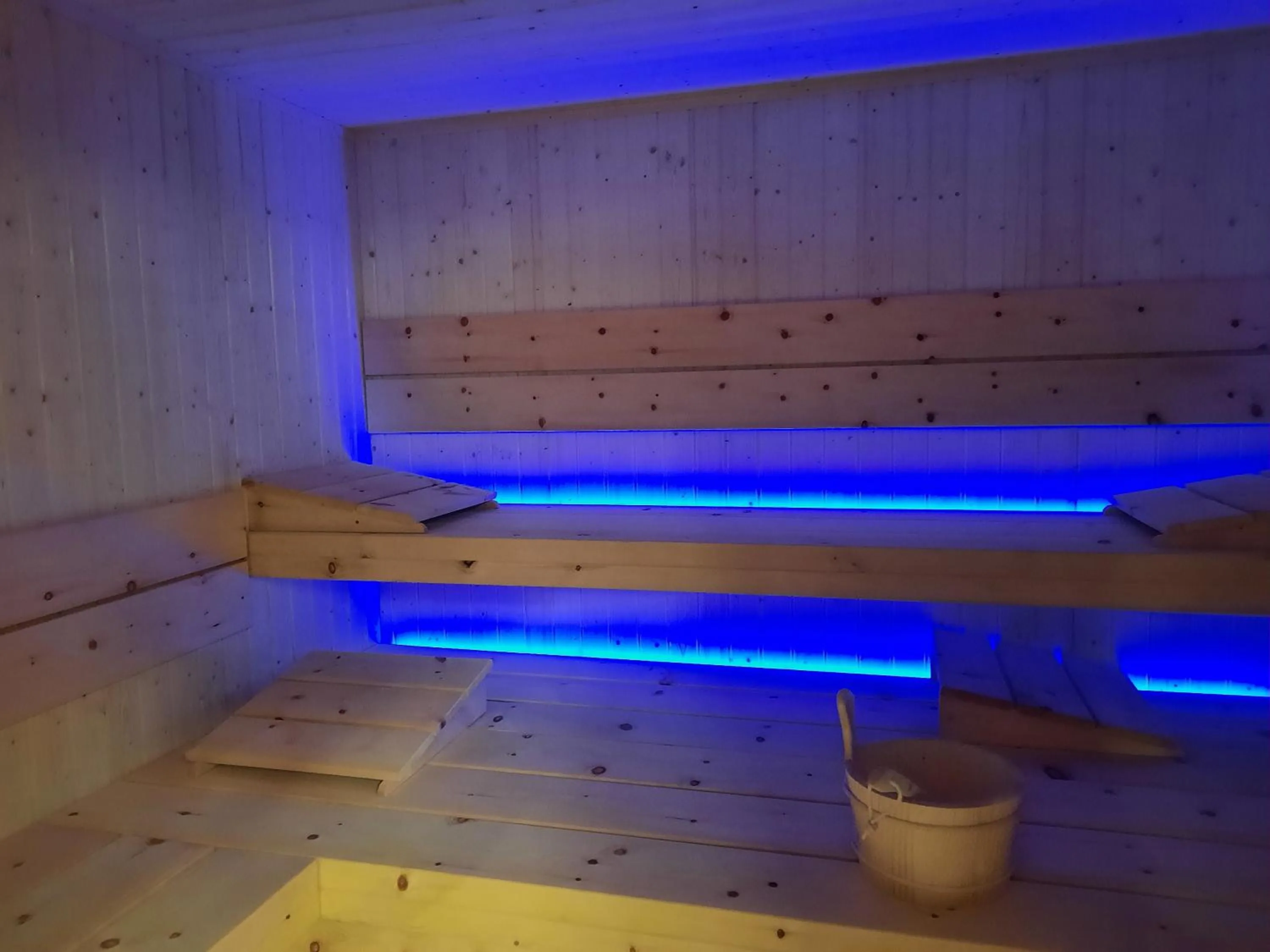 Sauna in Hotel del Bosco