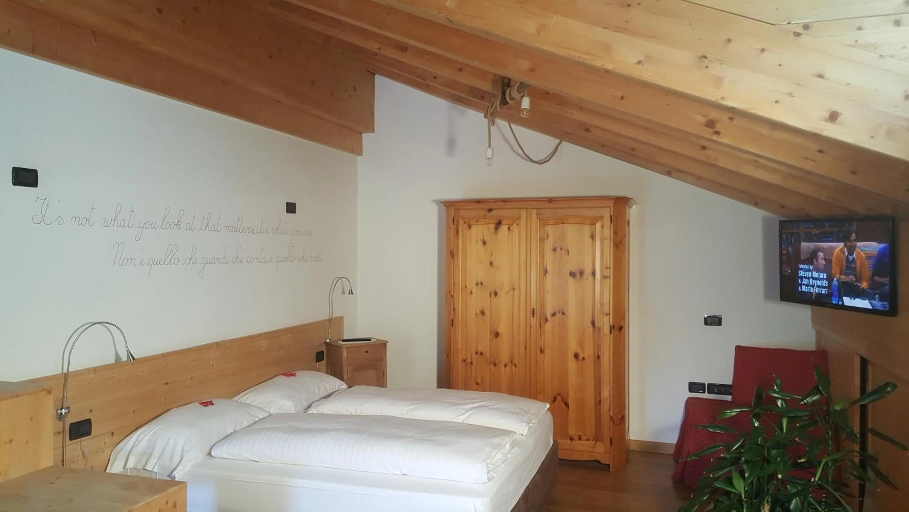 Bedroom, Bed in Hotel del Bosco