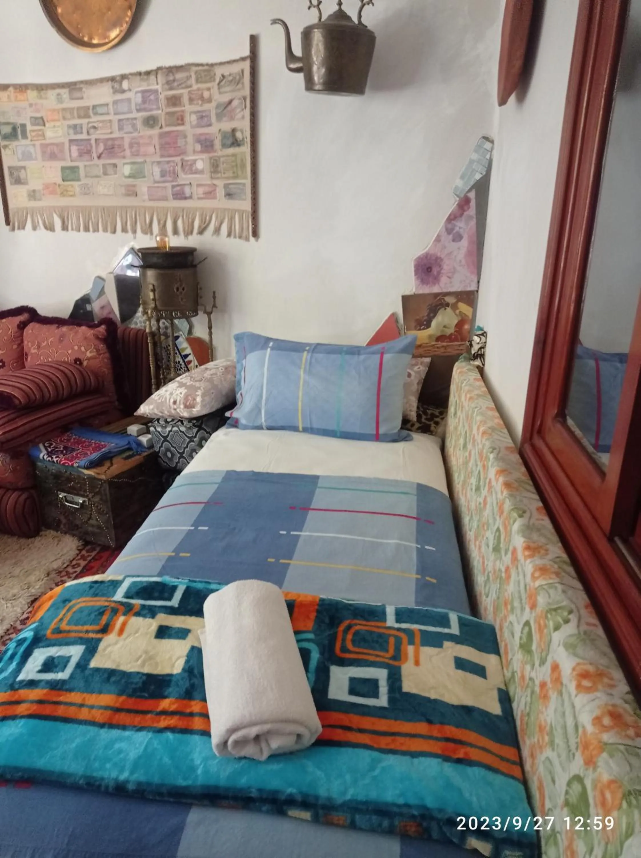 Bed in Maison d'hotes Ait Bou Izryane