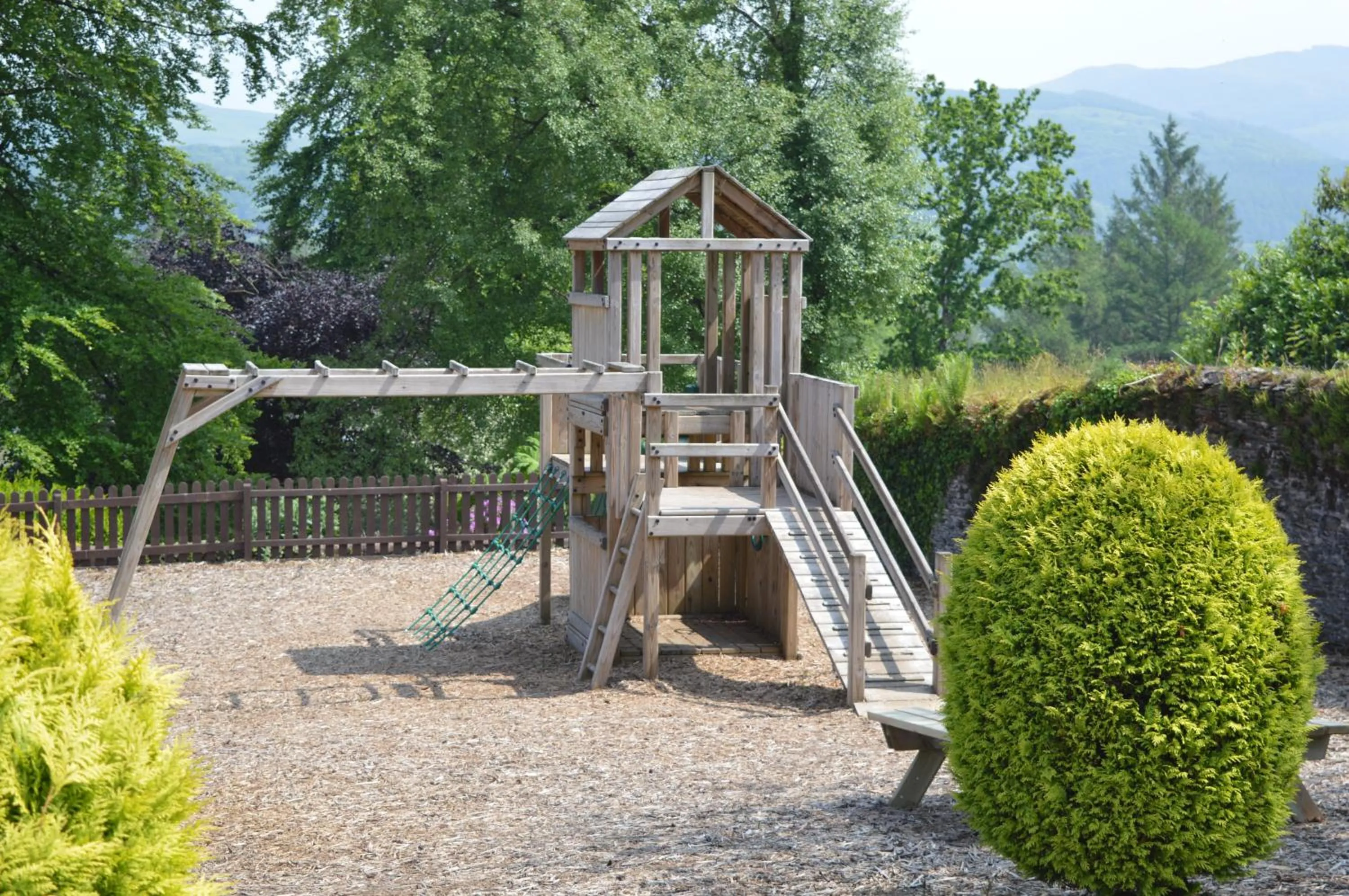 Children play ground in Macdonald Plas Talgarth Resort