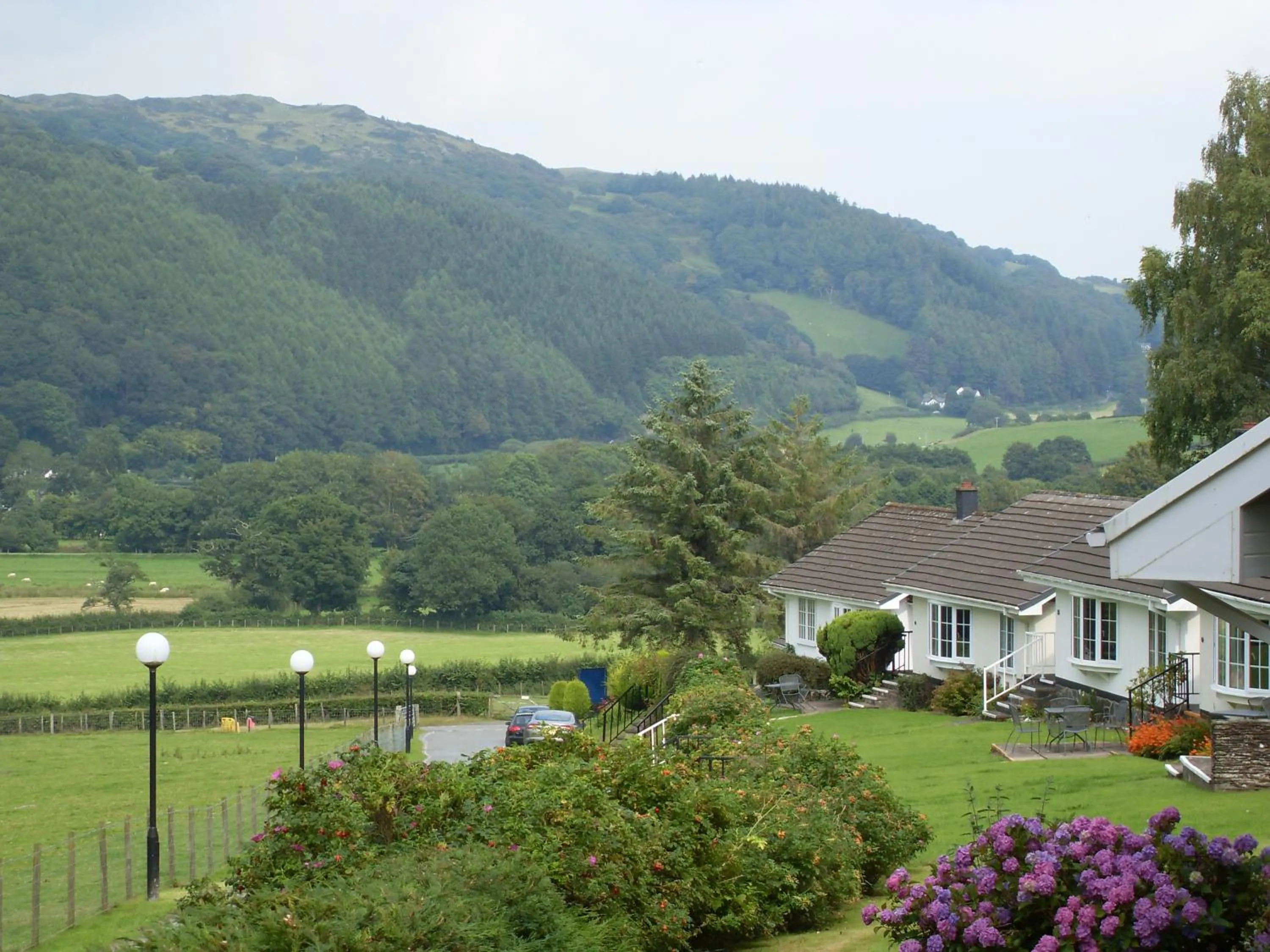 Garden view in Macdonald Plas Talgarth Resort