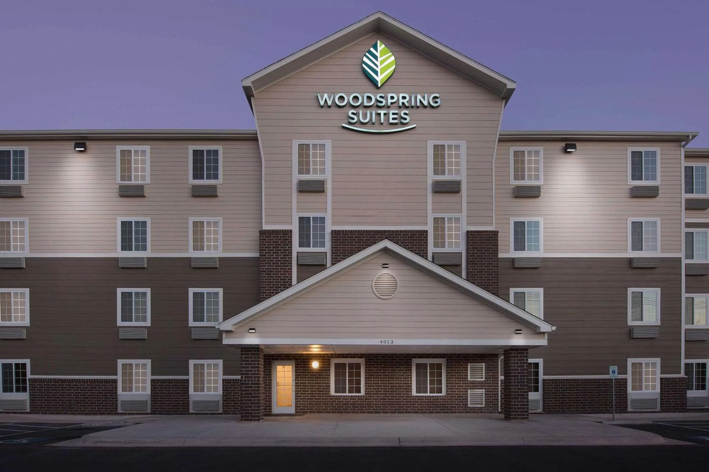 Property building in WoodSpring Suites San Angelo