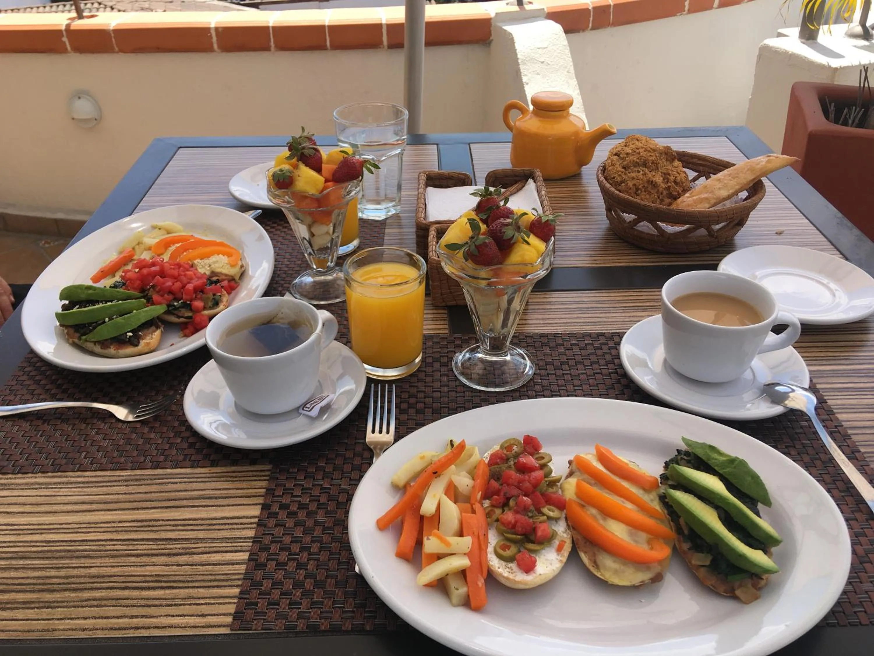 Food and drinks in Casa Cielo