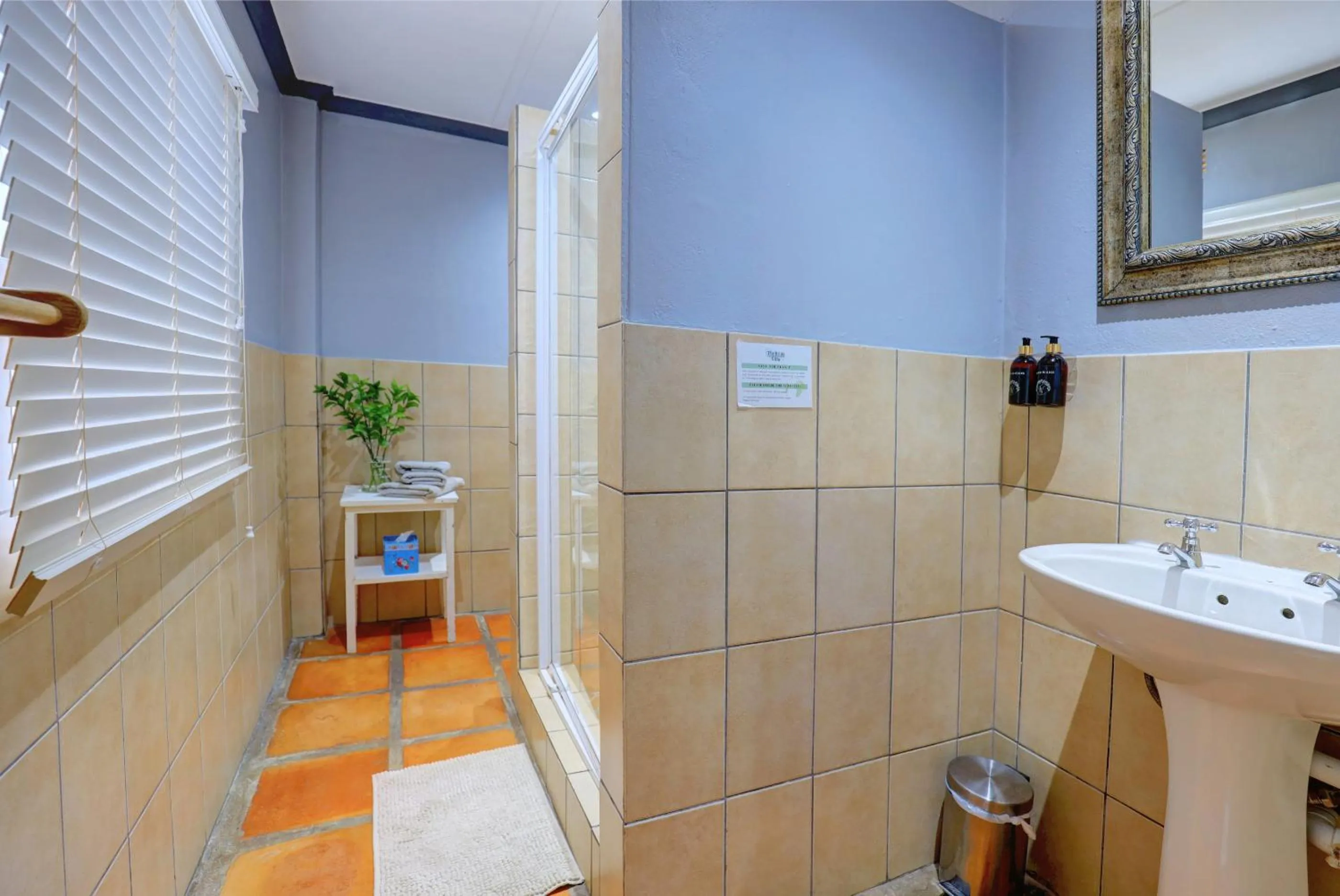 Shower in Thylitshia Villa Country Guest House