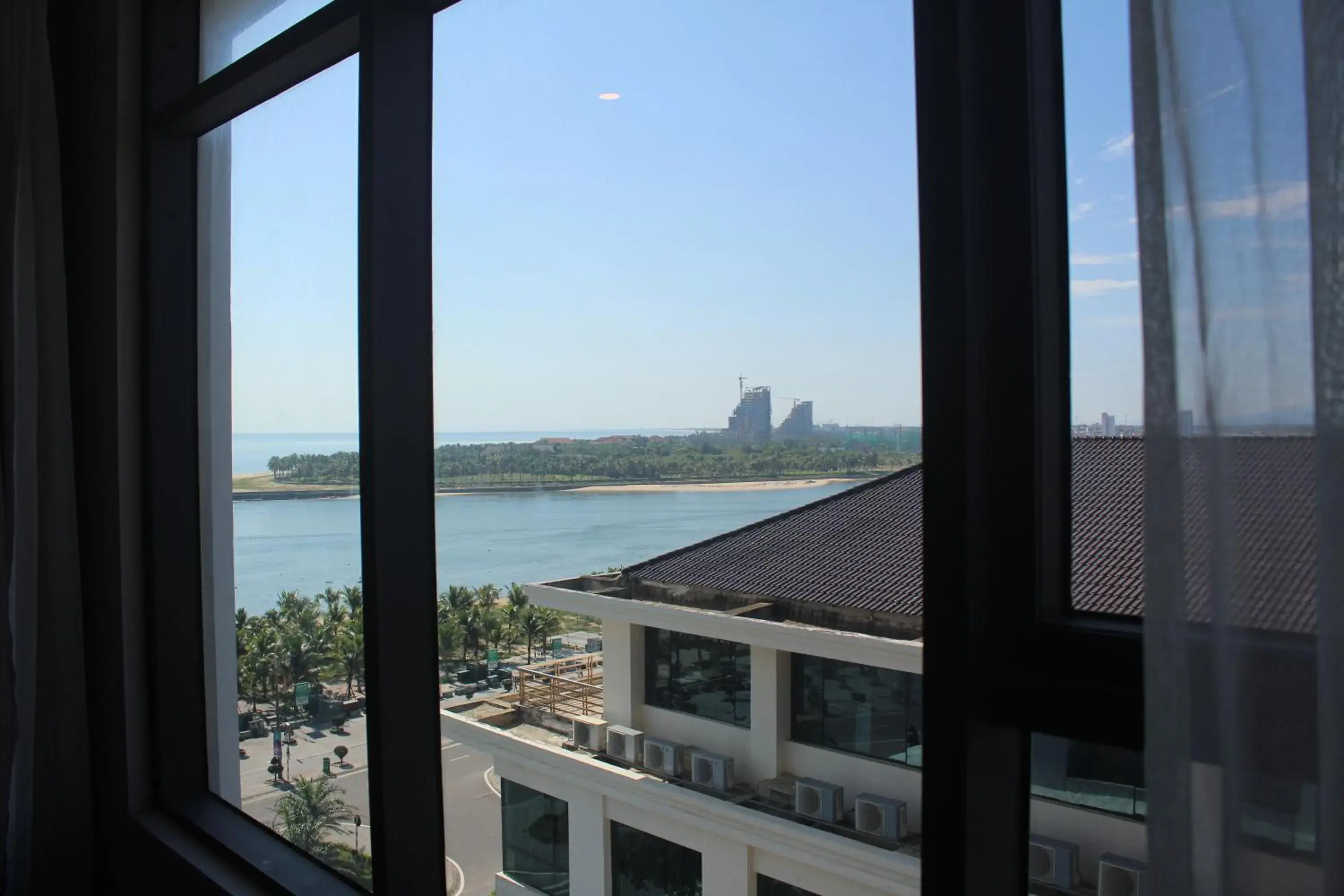 River view in Muong Thanh Luxury Nhat Le Hotel River view in Muong Thanh Luxury Nhat Le Hotel