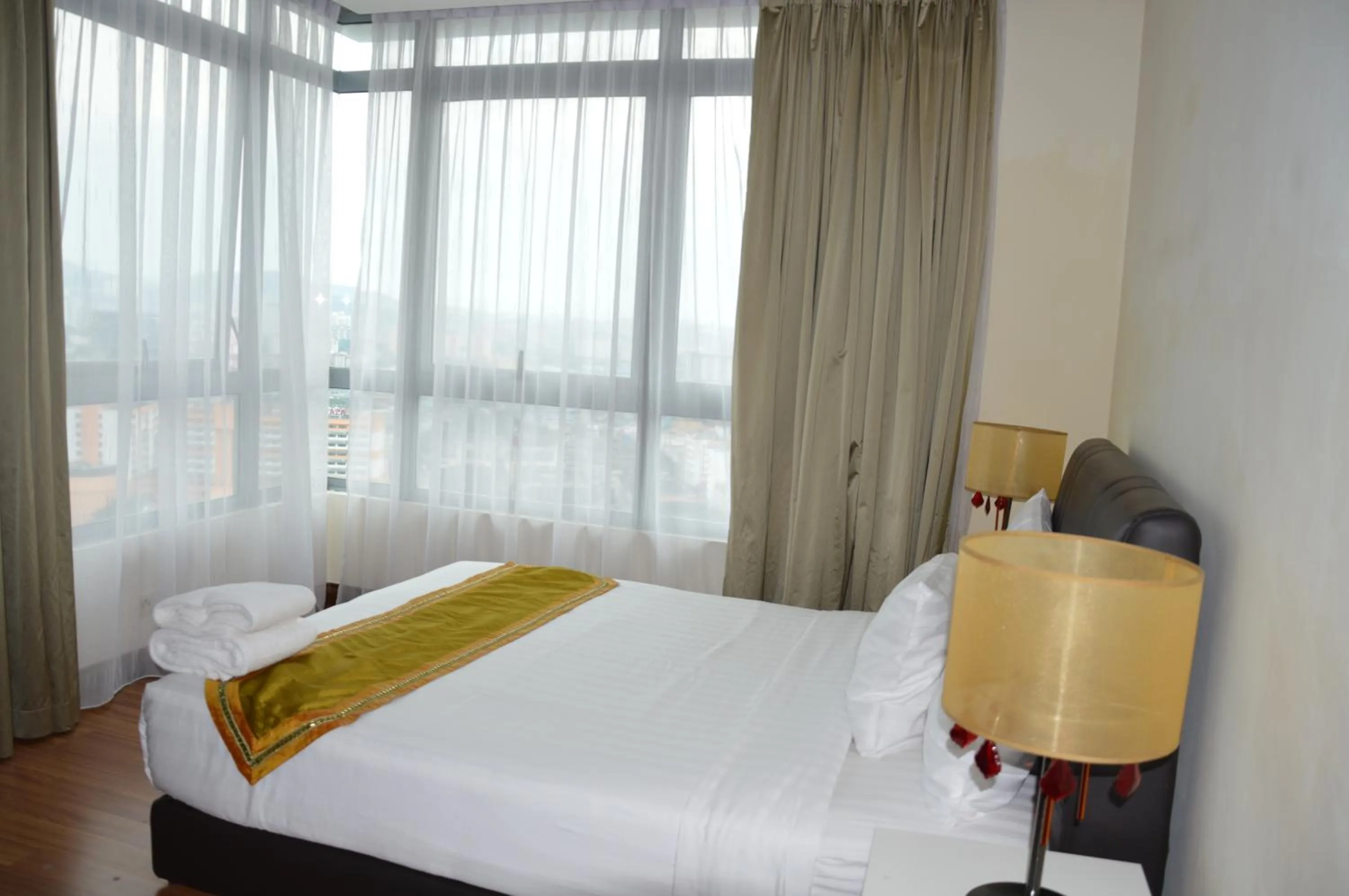 Bedroom, Bed in Taragon Residences