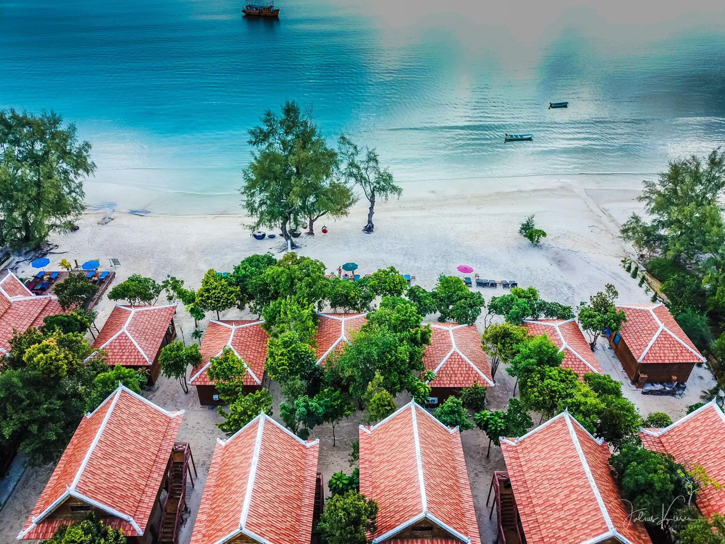 Bird's eye view in Sol Beach Resort