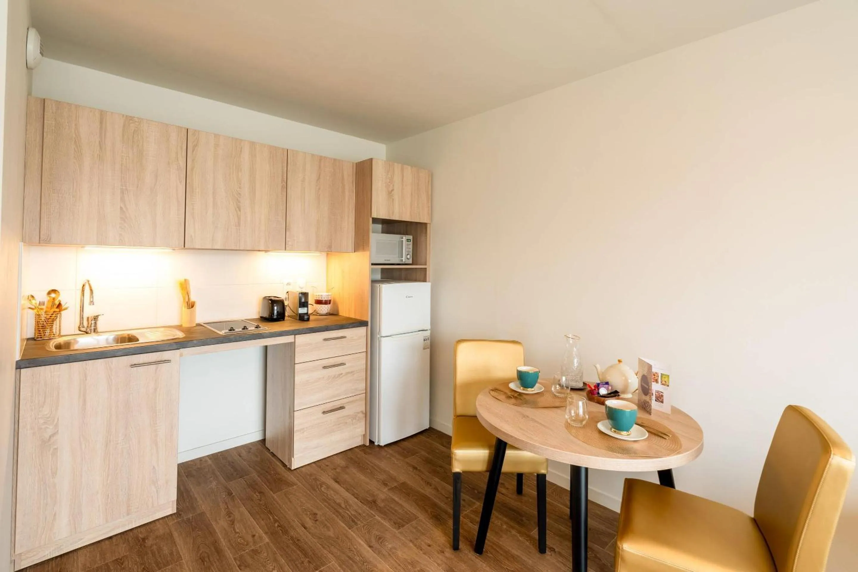 Bedroom in Quality Aparthotel Reims - Les Capucins