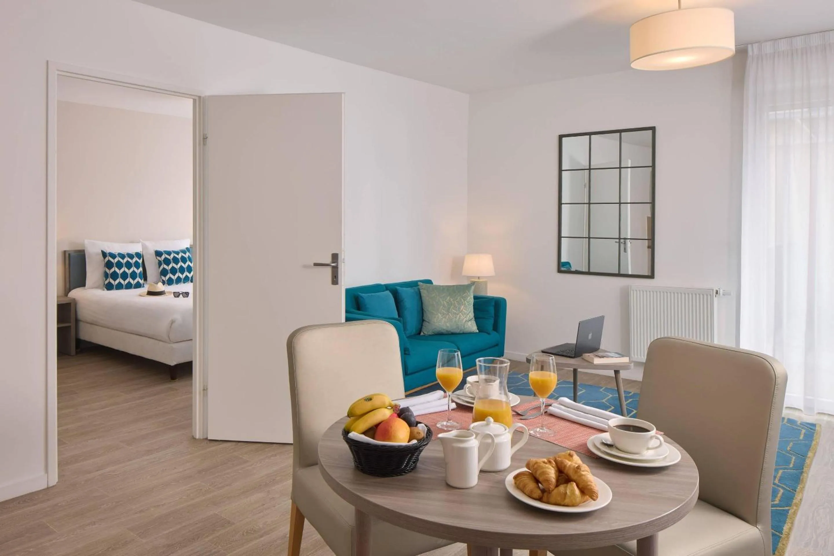 Photo of the whole room, Bed in Quality Aparthotel Morangis Orly