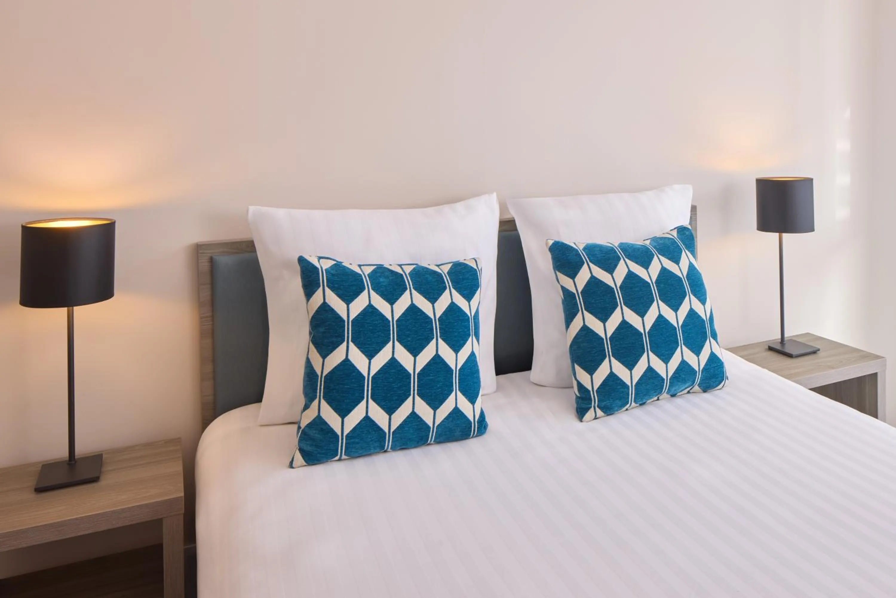 Bed in Quality Aparthotel Morangis Orly