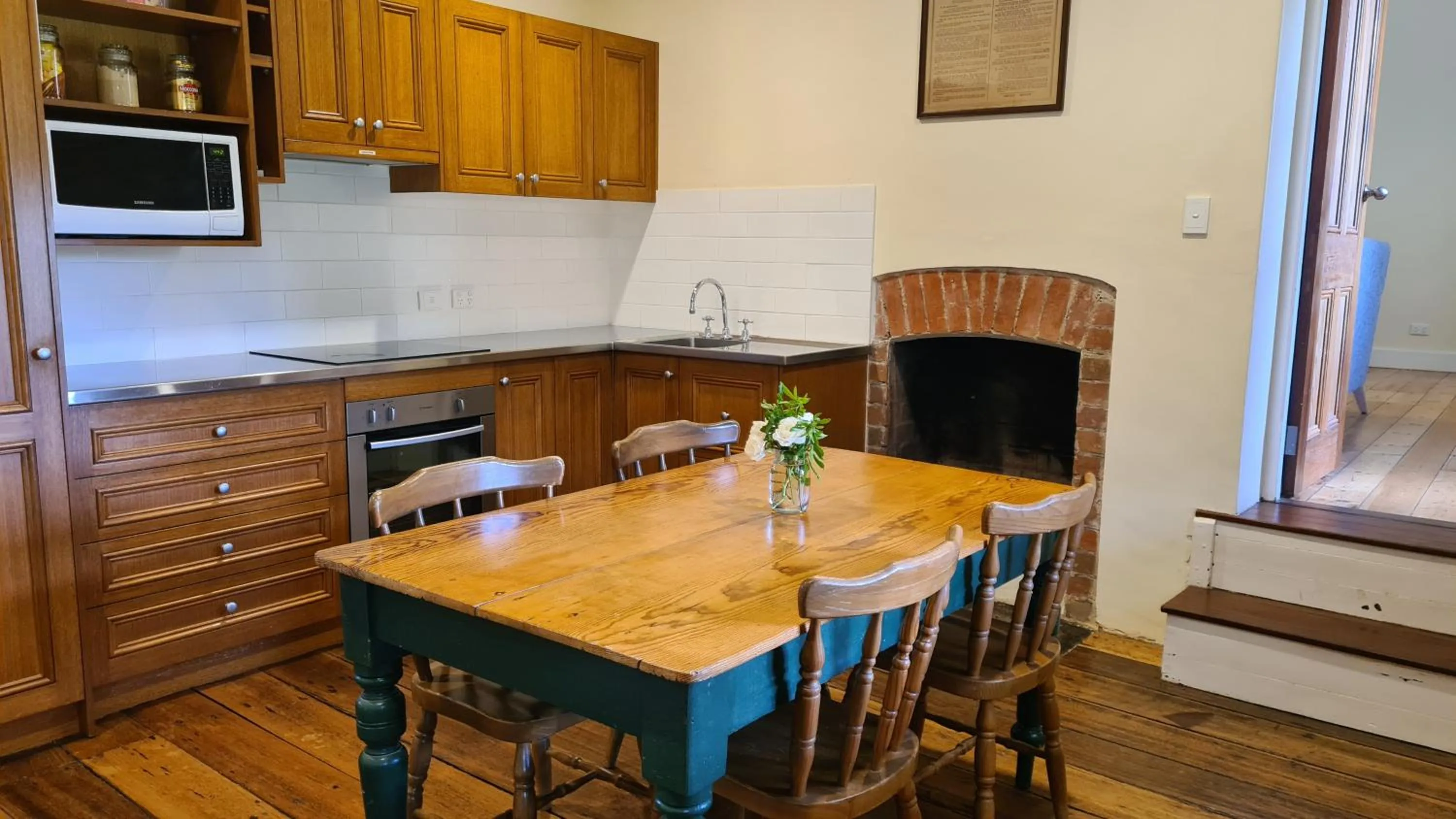 Kitchen or kitchenette in Bungaree Station