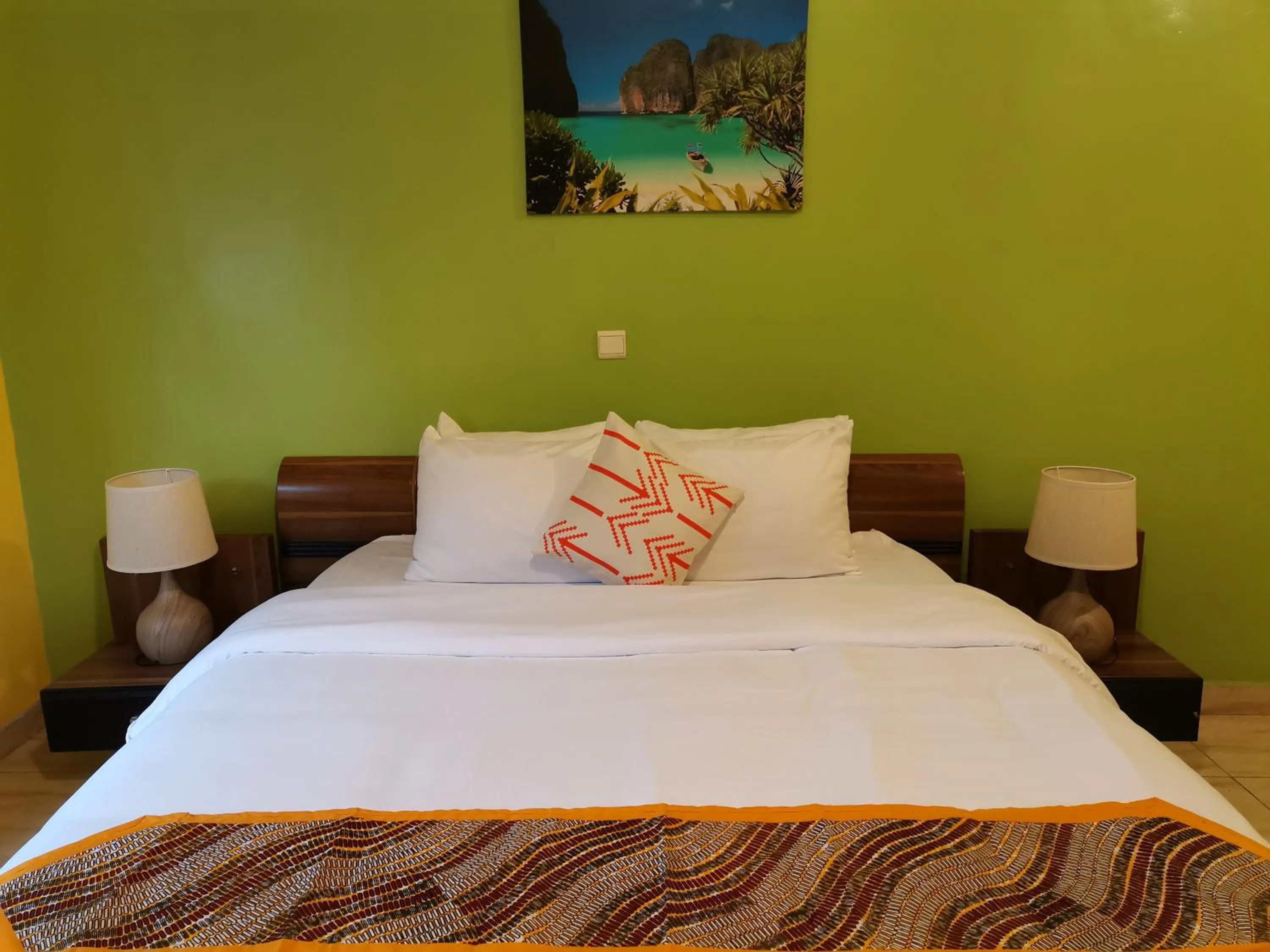 Bed in Yambi Guesthouse