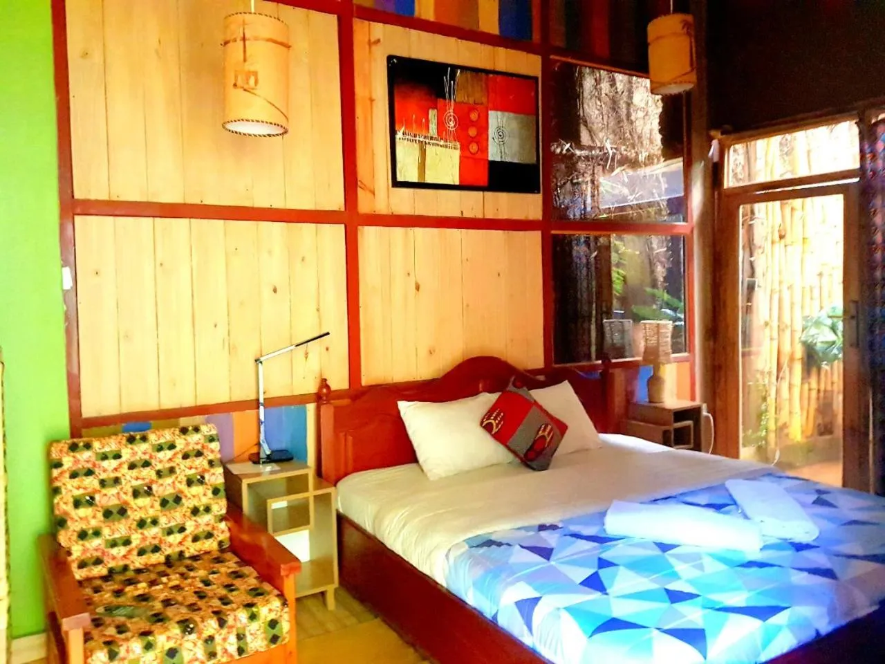 Bed in Yambi Guesthouse