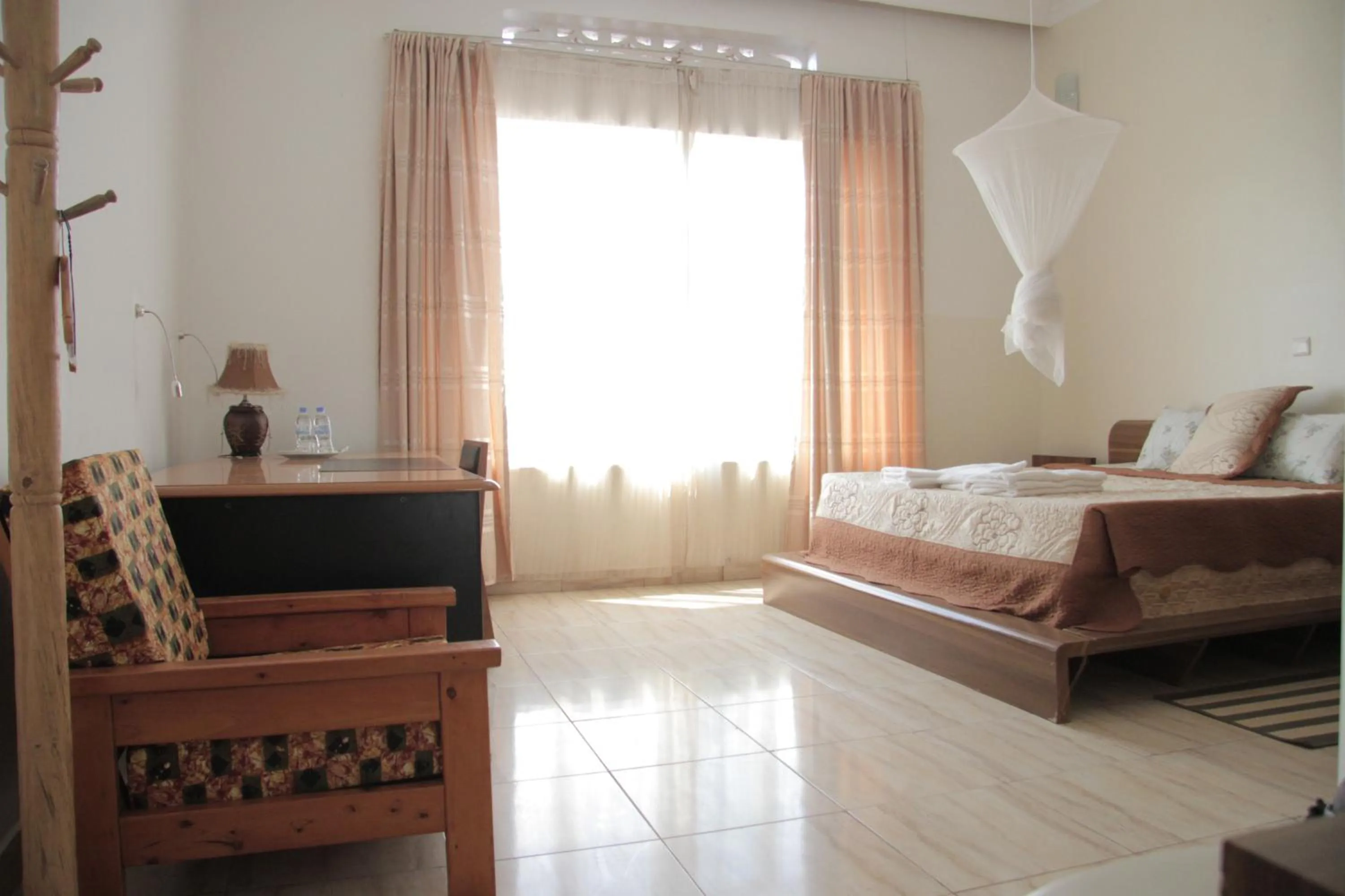 Decorative detail, Bed in Yambi Guesthouse