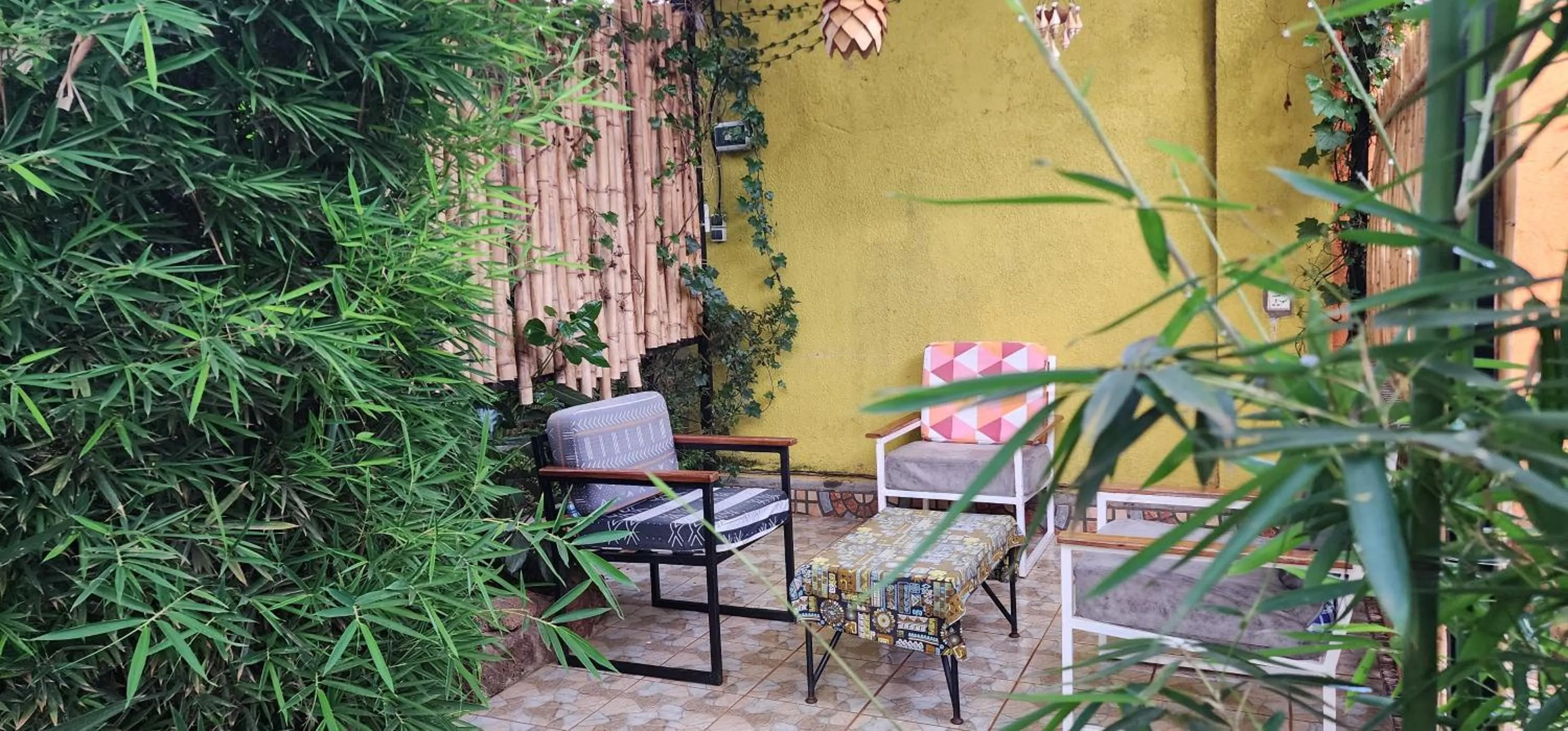 Patio in Yambi Guesthouse