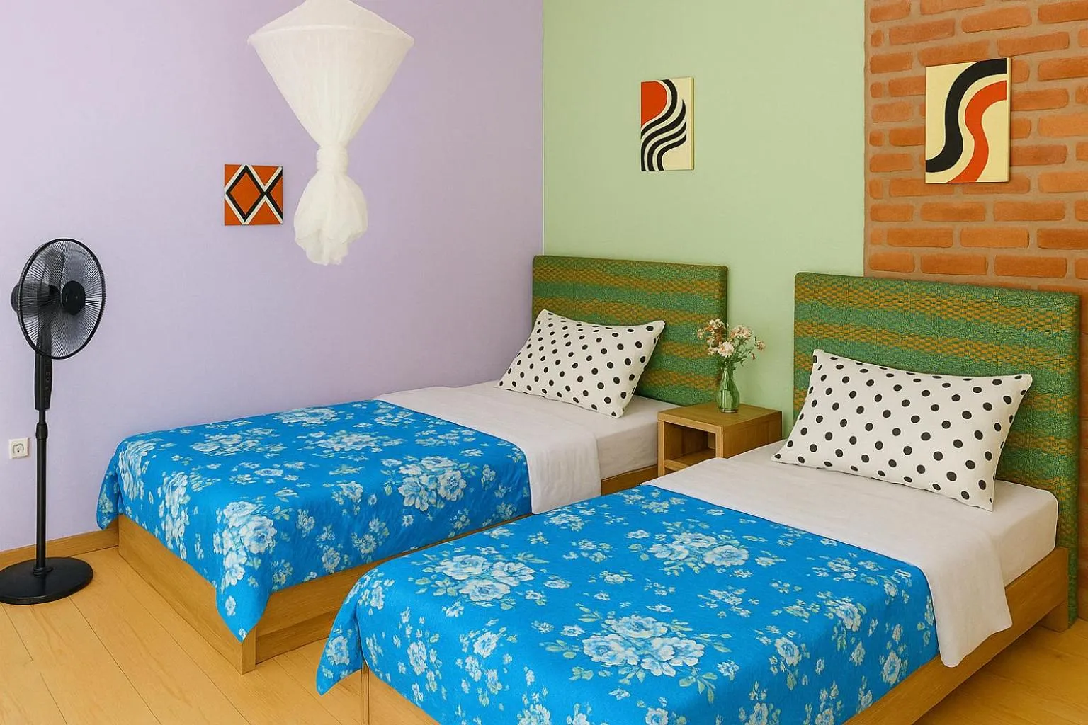 Bed in Yambi Guesthouse