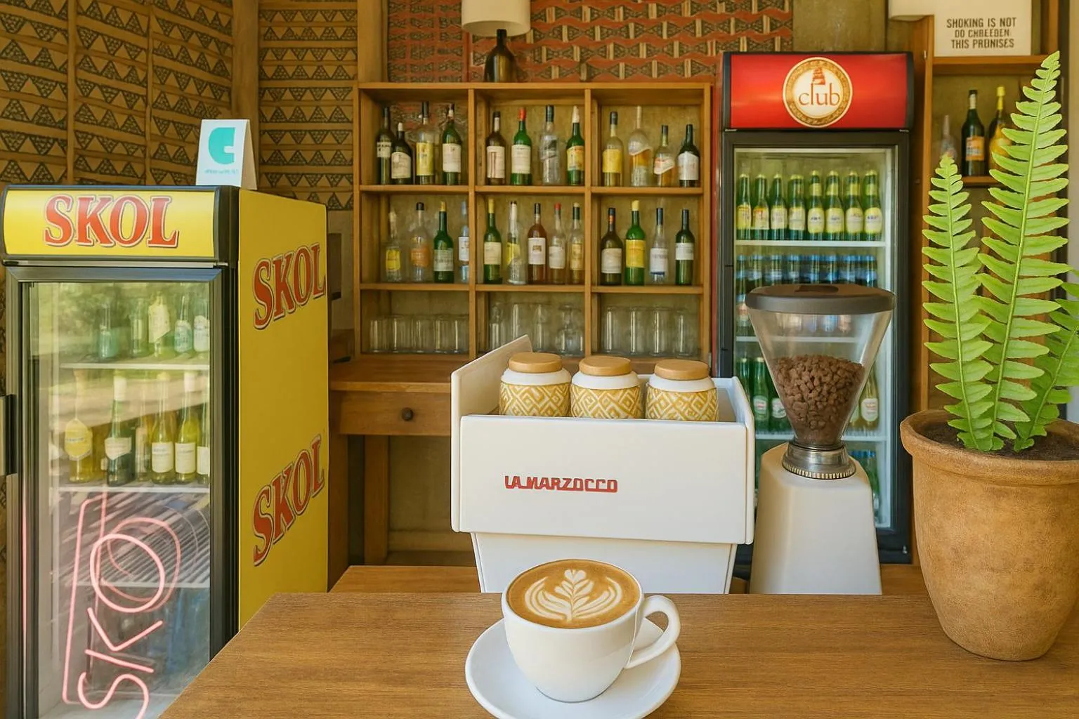 Communal lounge/ TV room in Yambi Guesthouse