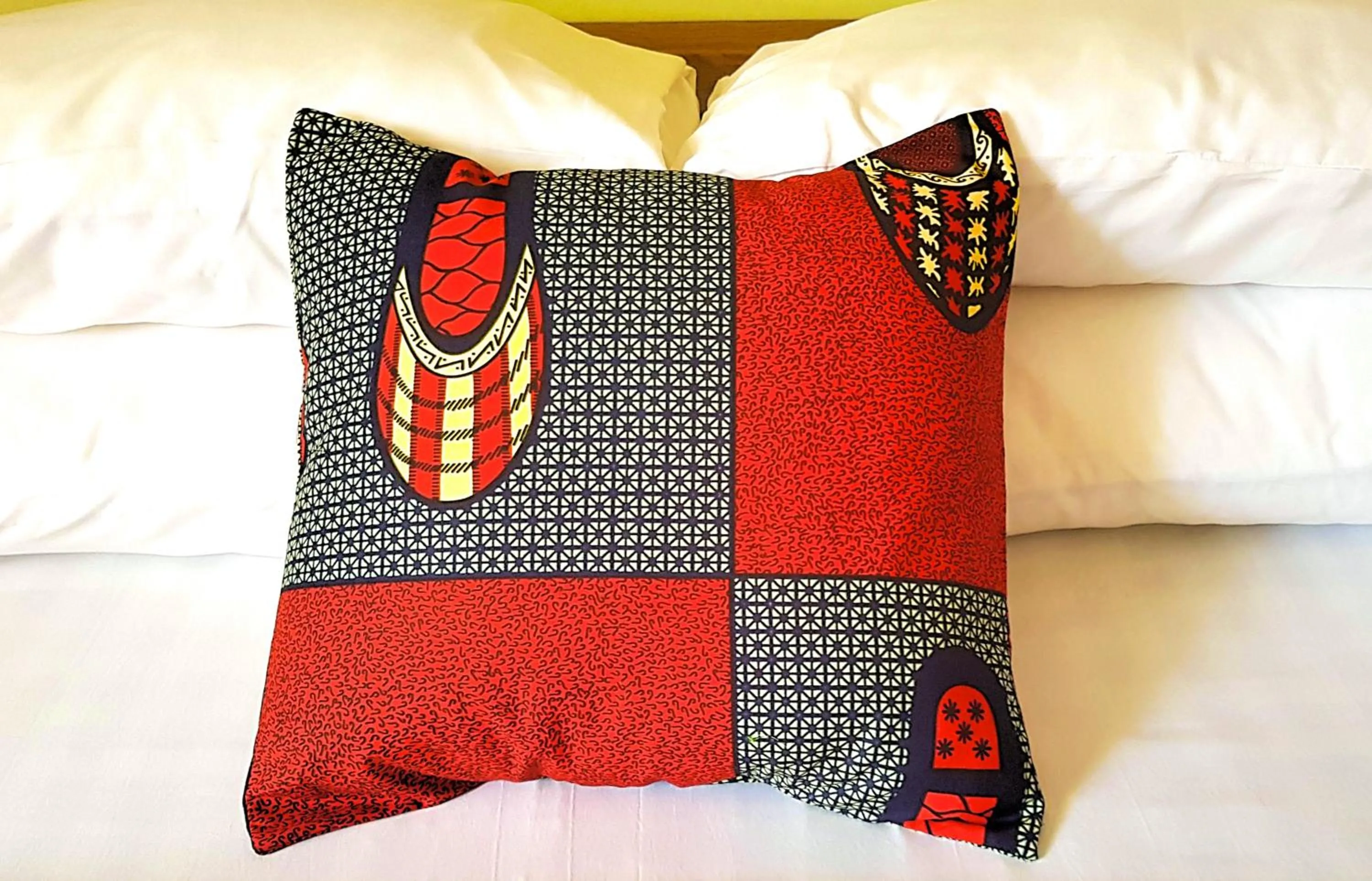 Decorative detail, Bed in Yambi Guesthouse